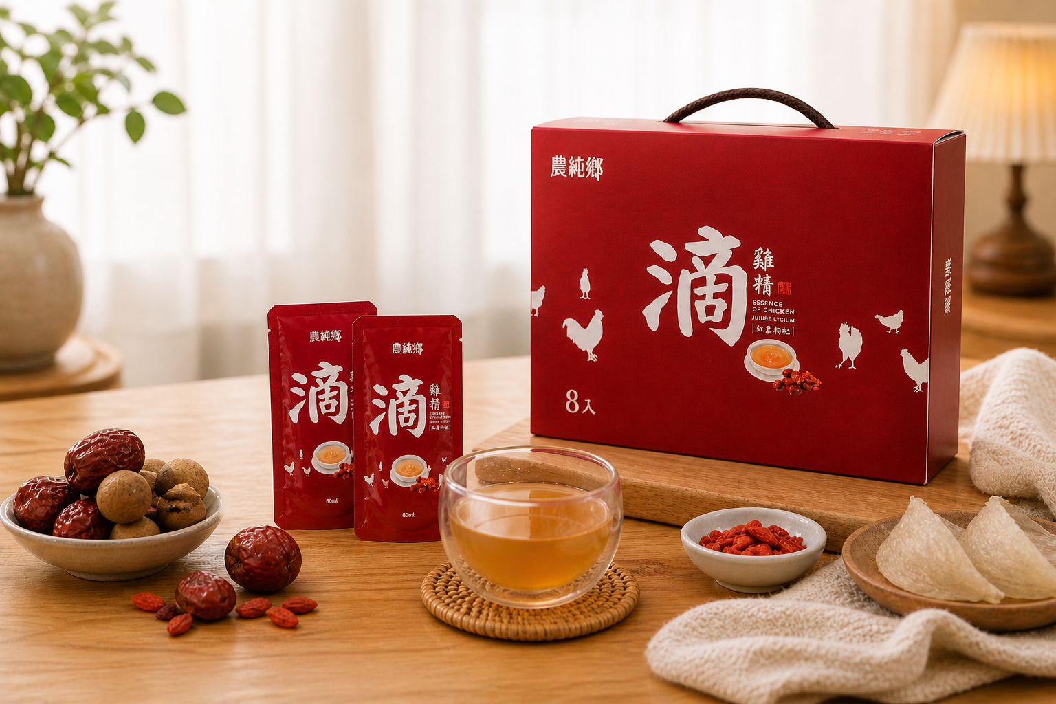 Nong Chun Xiang Chicken Essence with Jujube & Goji Berry Australia