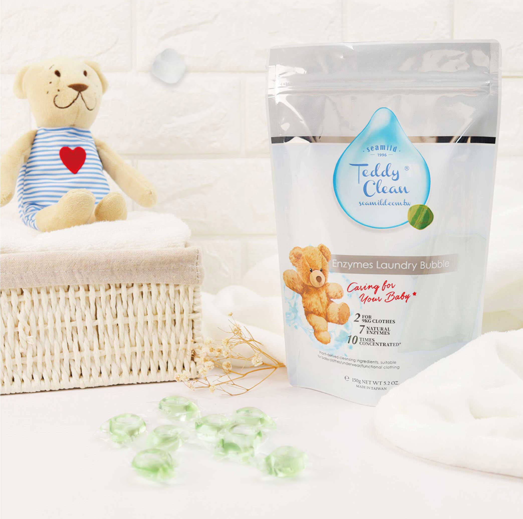 Sea Mild Teddy Clean Laundry Capsules【Purifying Forest】(5g x 30pc) /Pack