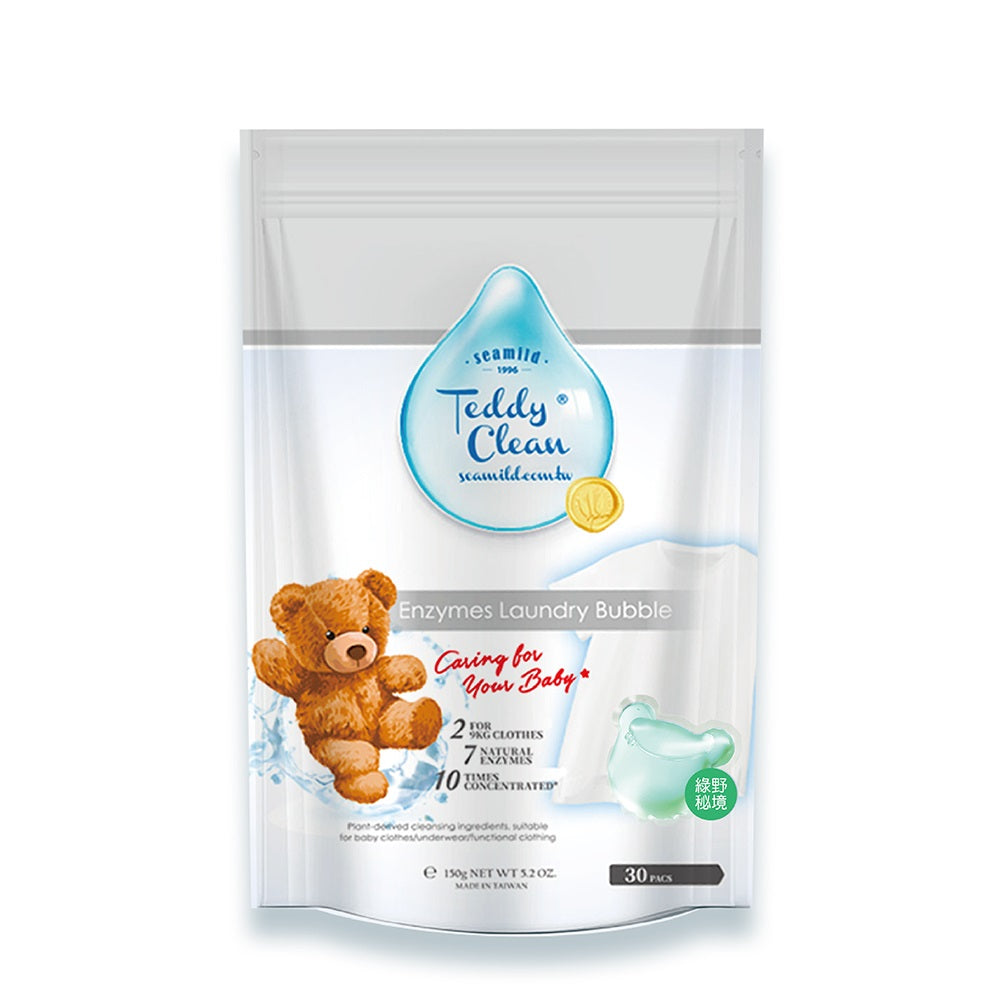 Sea Mild Teddy Clean Laundry Capsules【Purifying Forest】(5g x 30pc) /Pack