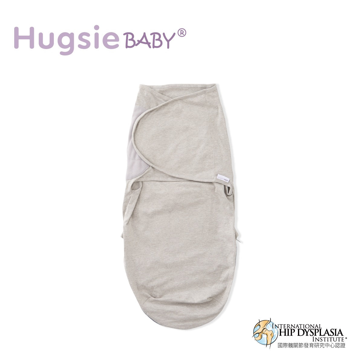 Anini Baby*Australian Mother and Baby Collection_ Hugsie BABY Silent Kangaroo Swaddle (Gray)
