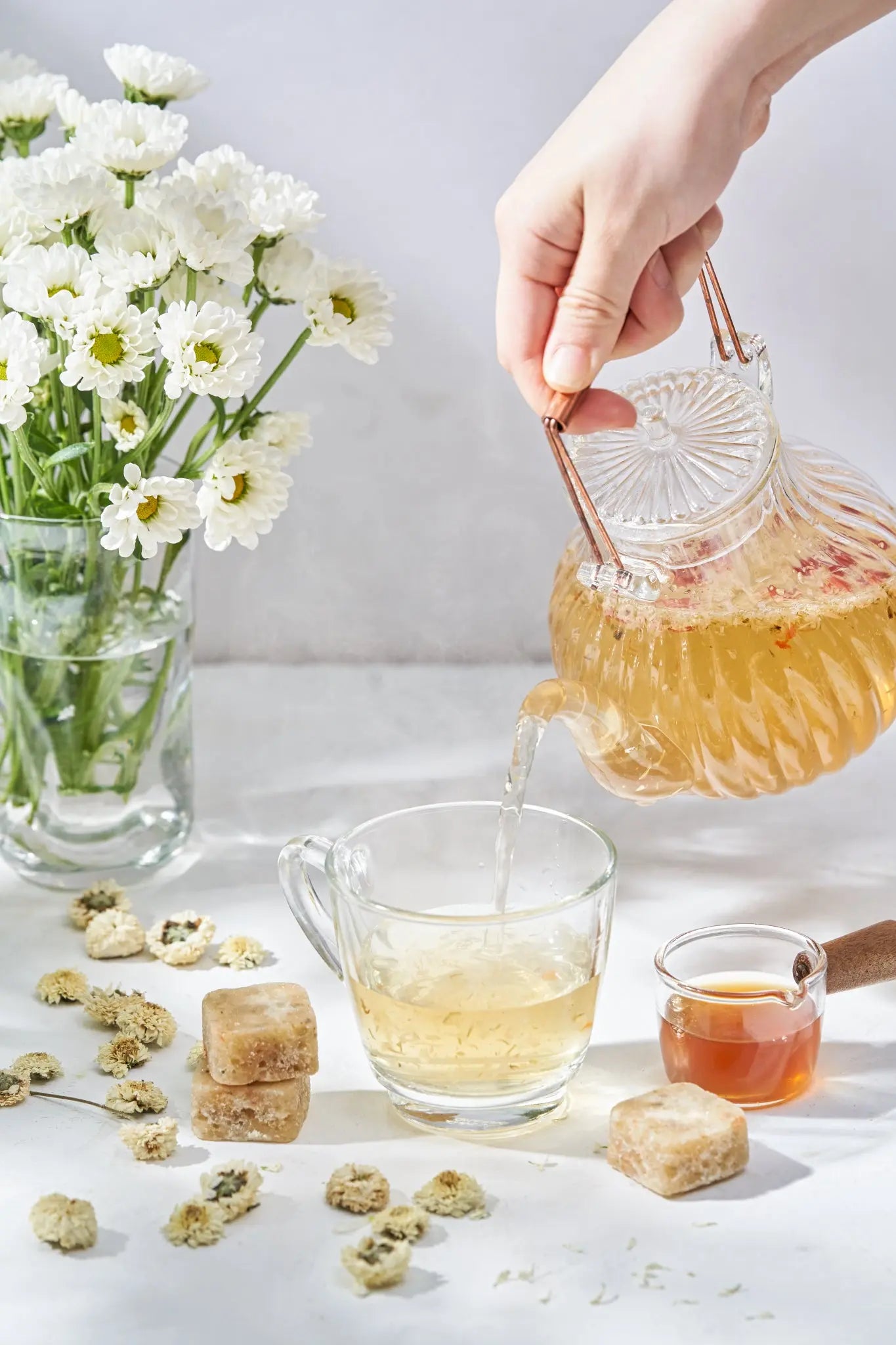 Jin Man Tang【Cute.Cube】Rock Sugar Honey Chrysanthemum Tea (20g x 10 Cubes) / pack Jing Man Tang