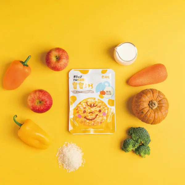 Nong Chun Xiang | Fresh Milk Pumpkin Porridge (150g x 4 packs) / Box (1y+) Nong Chun Xiang