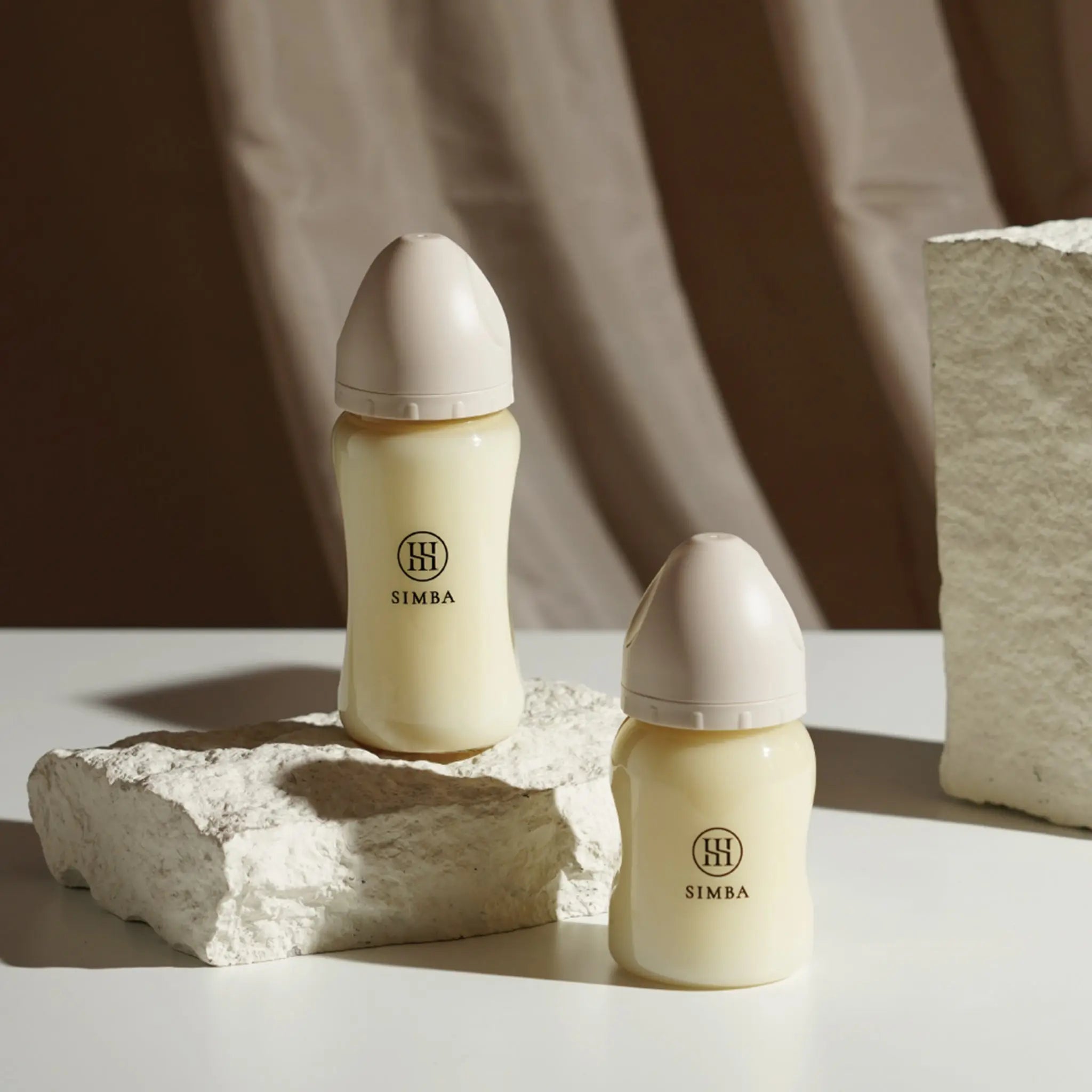 ③ Allongé Wide Neck Cap and Collar Set – Ciel【Blue】 Simba