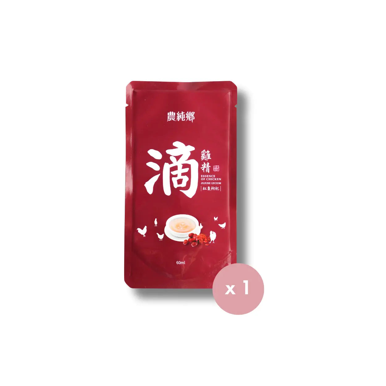 Single Pack Trial | Nong Chun Xiang Red Date & Goji Berry Chicken Essence 50ml / Pack Nong Chun Xiang