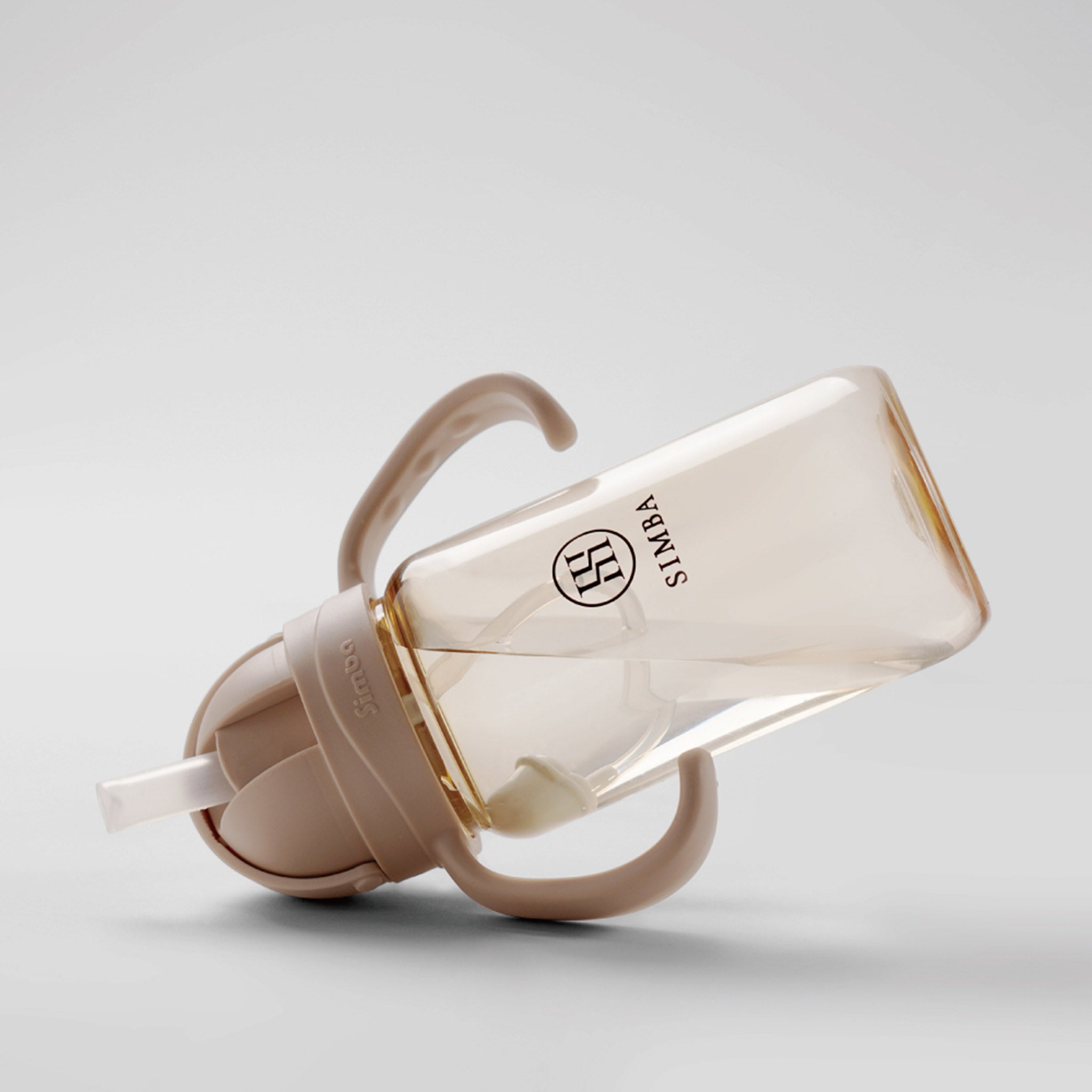 ⑦ allongé Wide Neck Anti-Leak Straw & Handle Set -Nook【Beige】