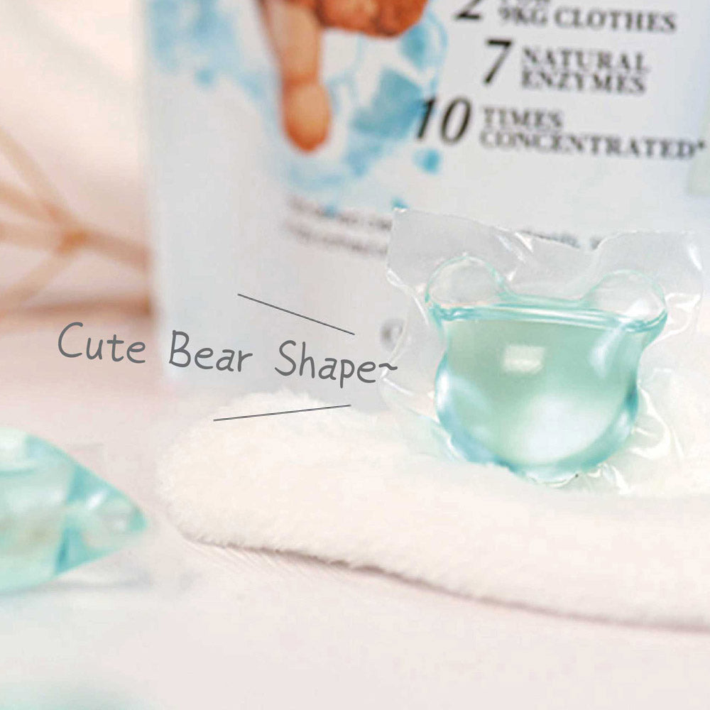 Sea Mild Teddy Clean Laundry Capsules【Morning Dew】(5g x 30pc) /Pack