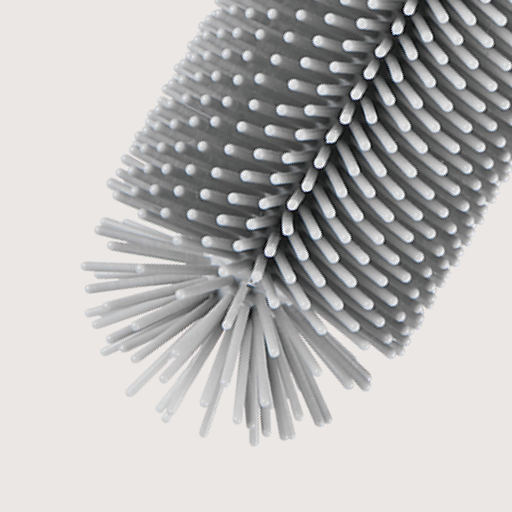 Simba | Ultra-Soft Platinum Silicone Rotating Bottle Brush-Gem【Grey】