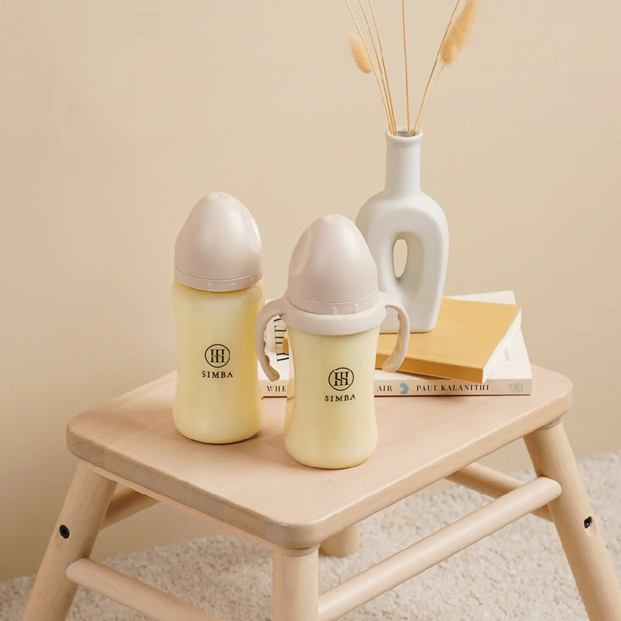 ⑤ Allongé Wide Neck Patented Butterfly Straw Set Simba