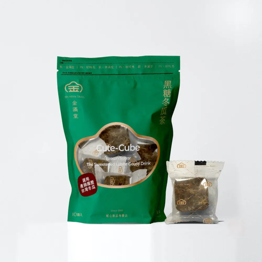 Jin Man Tang【Cute.Cube】Brown Sugar Winter Melon Tea (20g x 10 Cubes) / pack Jing Man Tang