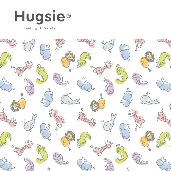 HugsieBaby Aniti-Mites Pillow 100% Cotton -Animals
