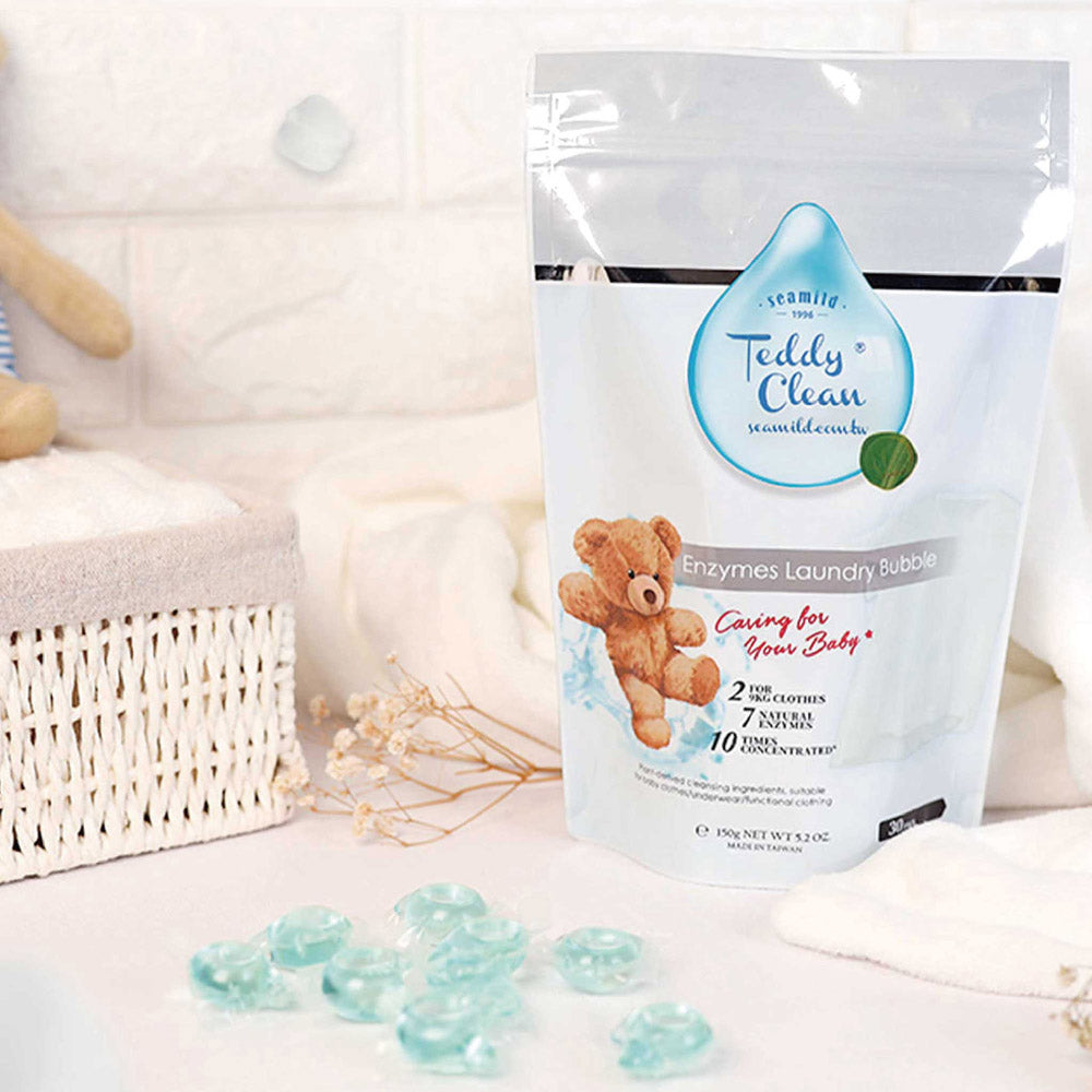 Sea Mild Teddy Clean Laundry Capsules【Morning Dew】(5g x 30pc) /Pack