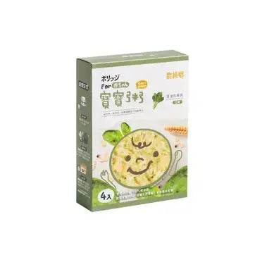 Nong Chun Xiang | Spinach Quinoa Porridge (150g x 4 packs) / Box (5m+) Nong Chun Xiang