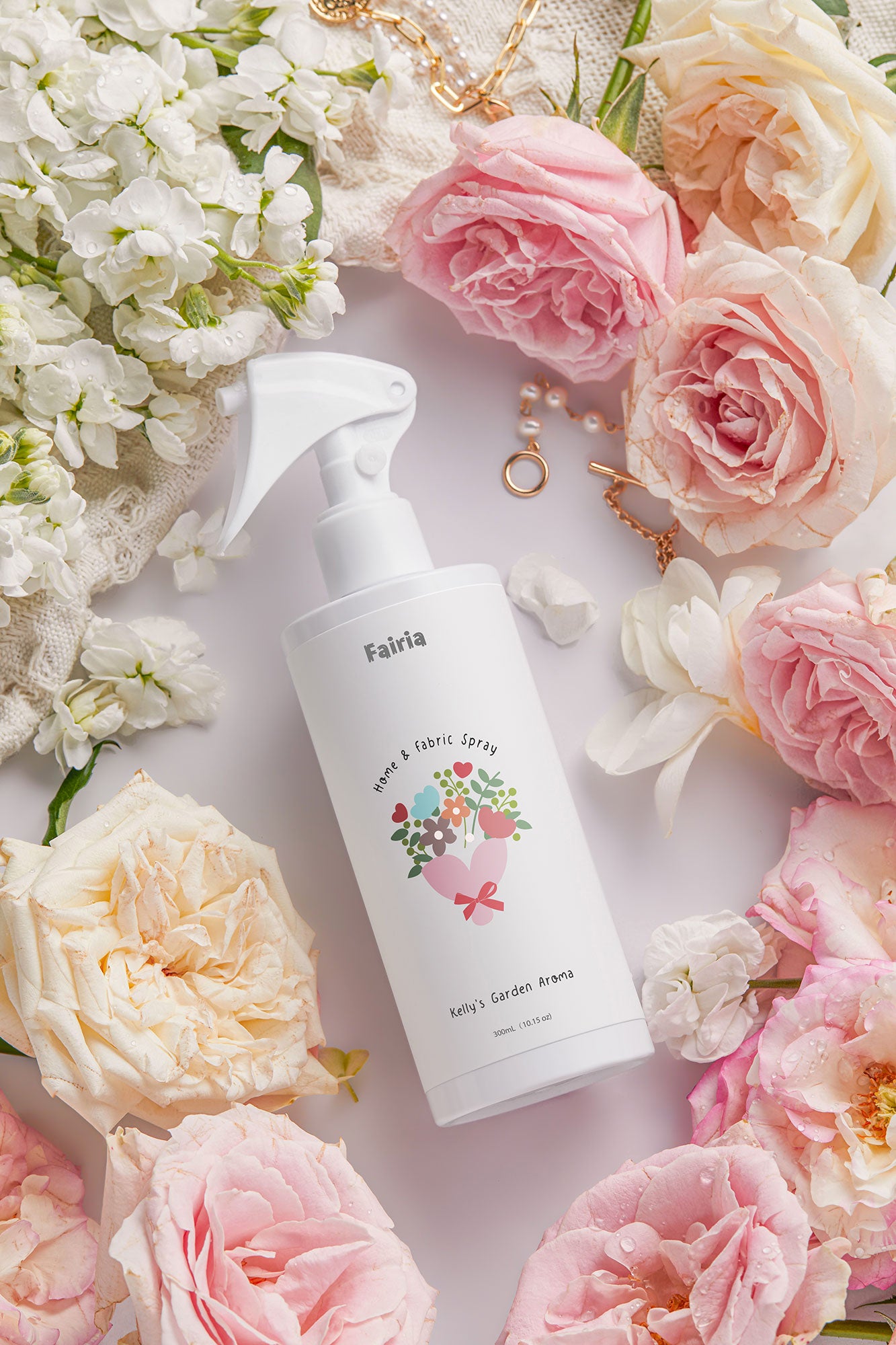 Fairia Home & Fabric Spray 300ml【Kelly’s Garden Aroma】