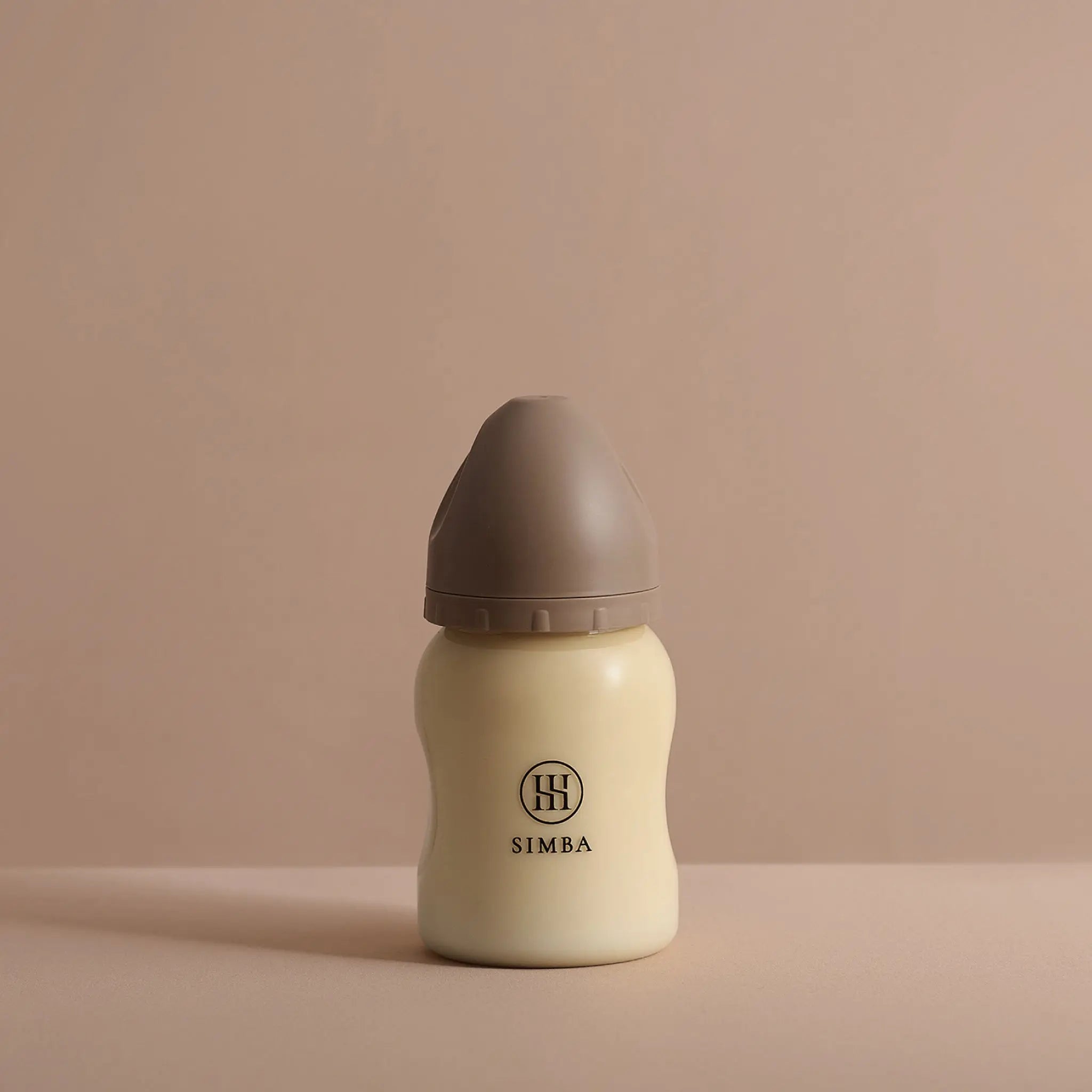 【NEW ARRIVALS】Simba | Allongé PPSU Wide Neck Anti-Colic Feeding Bottle 200ml -【Mocha Mousse】Newborn (Round Hole SS) - Anini Baby Australia