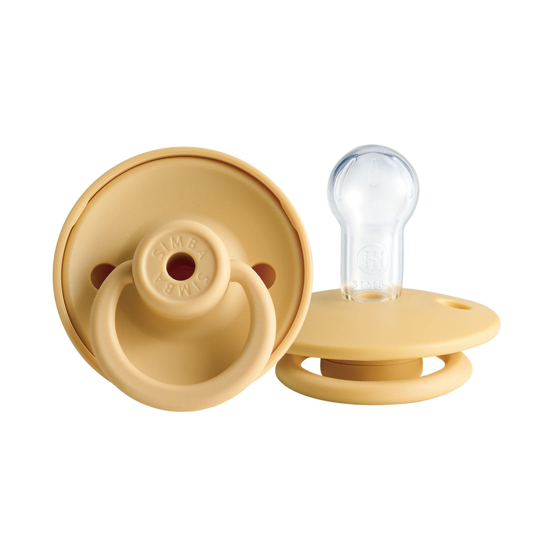 小獅王辛巴 | 扭扭圓型安撫奶嘴【蜂蜜芥末】-全齡適用