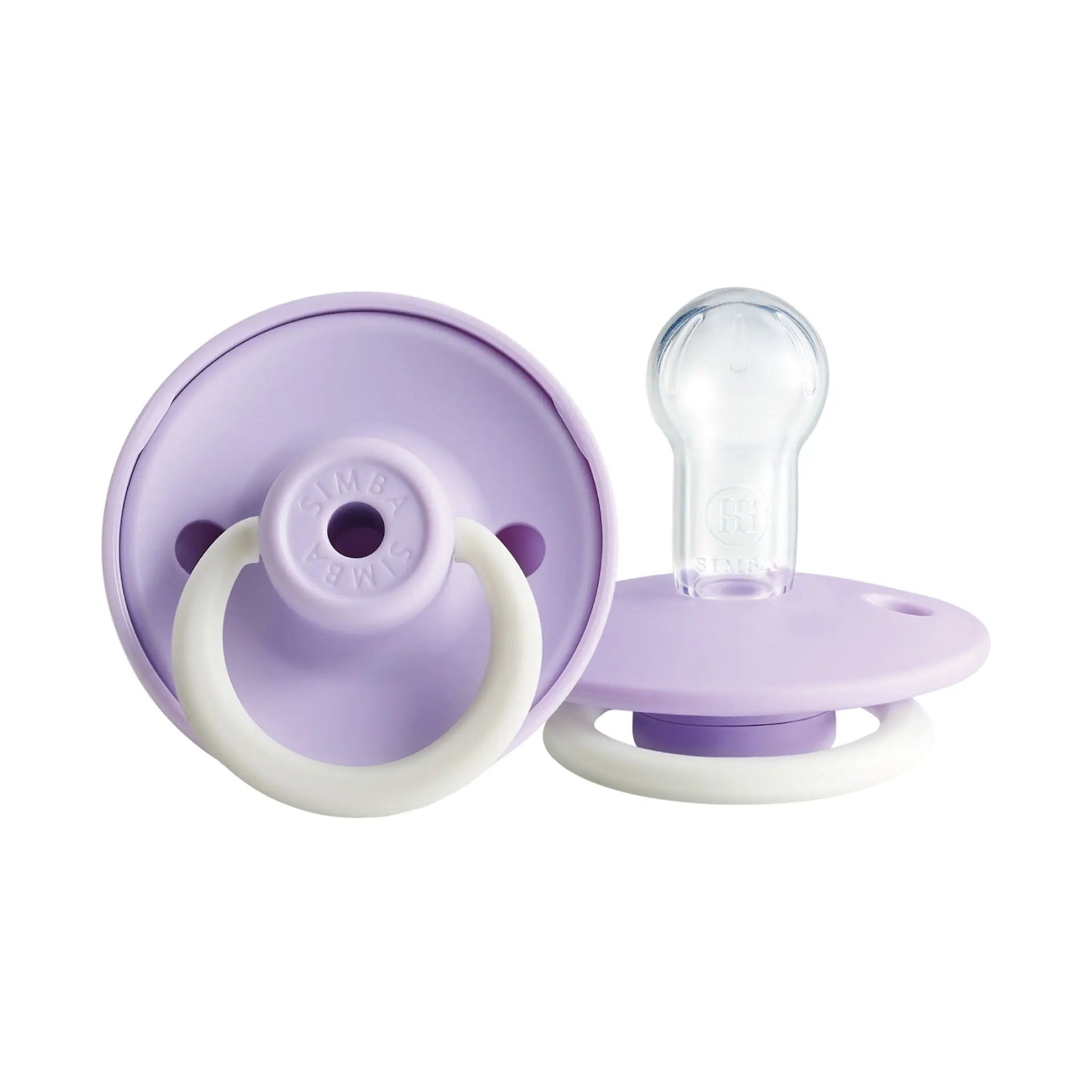 Simba | Twisty Round Pacifier (Glows in the Dark) Beni Imo【Purple】– All Ages Simba