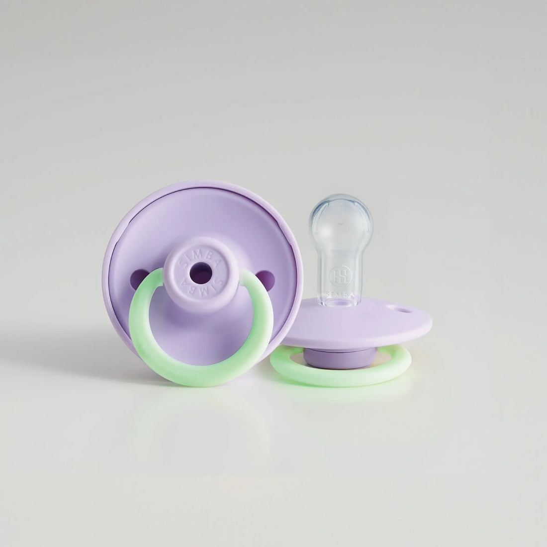 Simba | Twisty Round Pacifier (Glows in the Dark) Beni Imo【Purple】– All Ages Simba