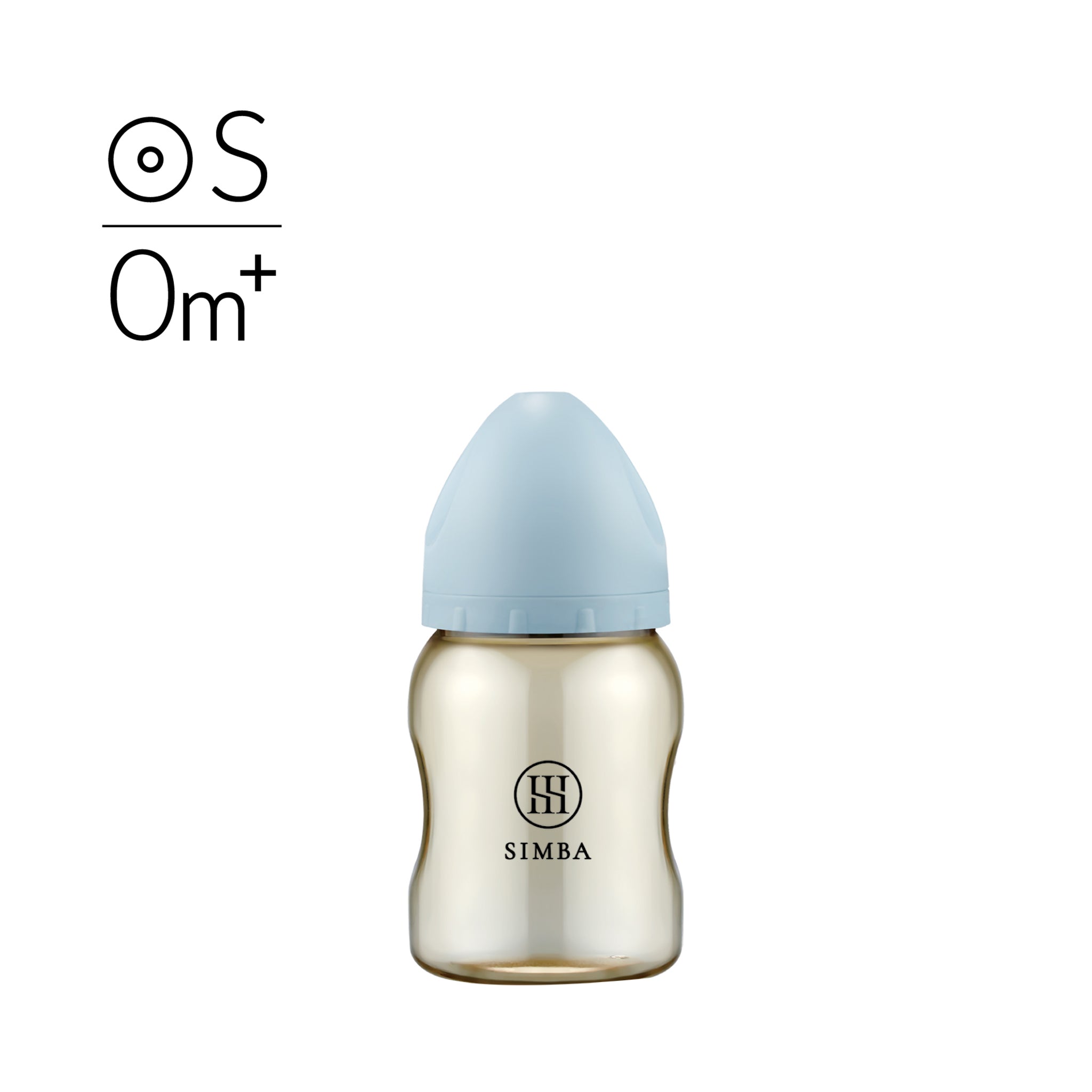 小獅王辛巴 蘊蜜鉑金 PPSU 寬口防脹氣奶瓶 200ml 【0-3 個月|S/SS 圓孔奶嘴】