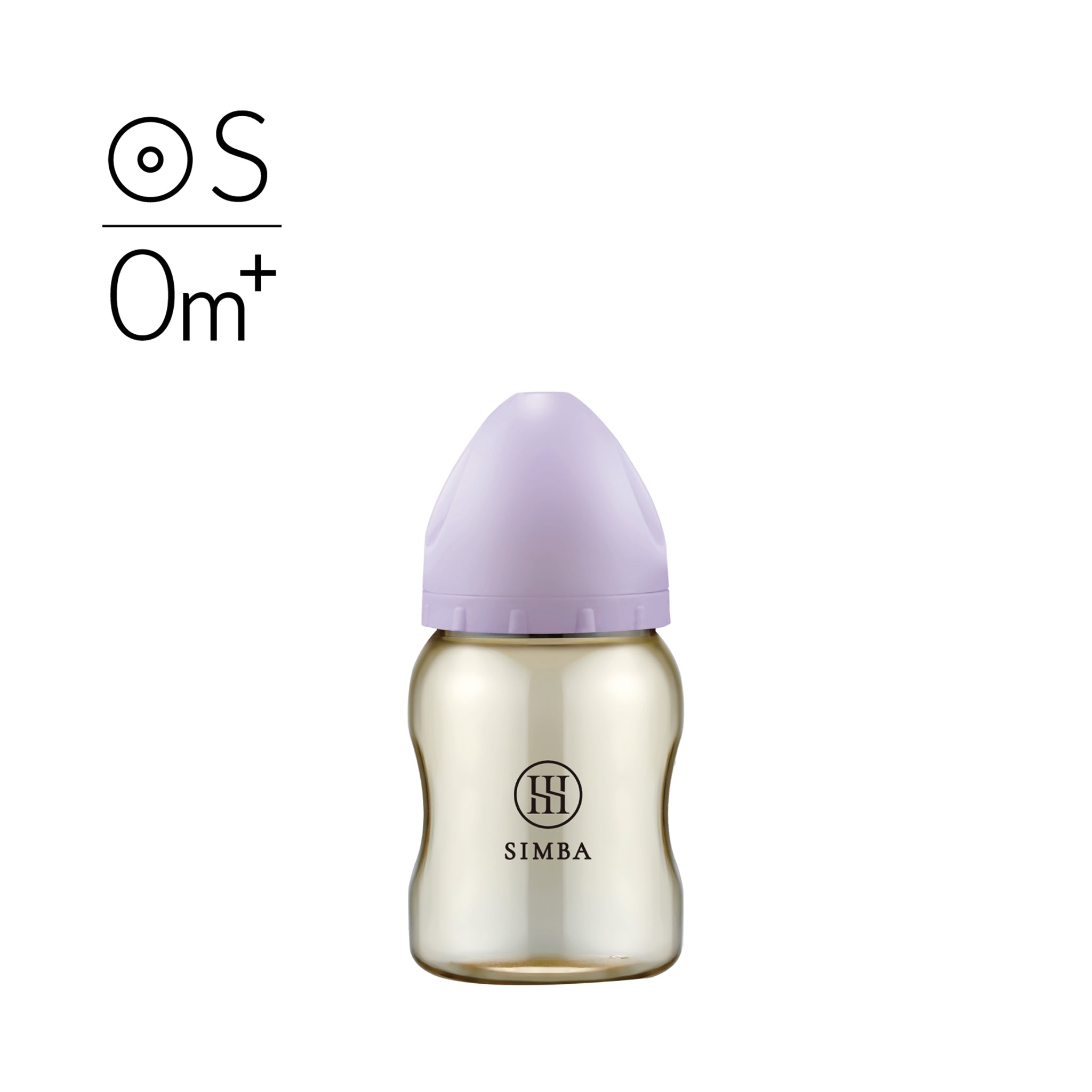 小獅王辛巴 蘊蜜鉑金 PPSU 寬口防脹氣奶瓶 200ml 【0-3 個月|S/SS 圓孔奶嘴】