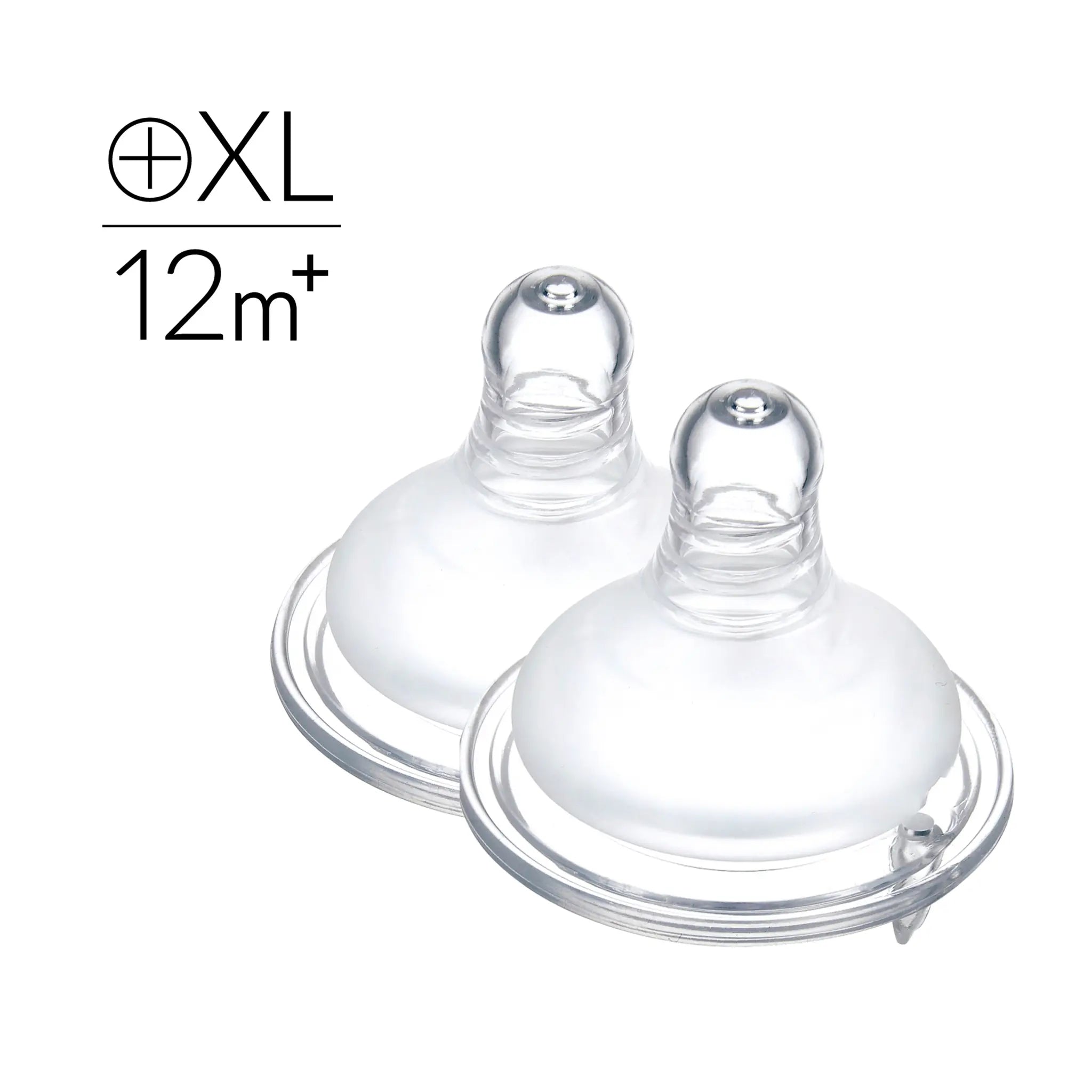 Simba | Allongé Silky Soft Teat– Anti-Colic, Wide Neck, Cross Hole【XL-Size, 12m+, 2-Teat】/ Pack Simba