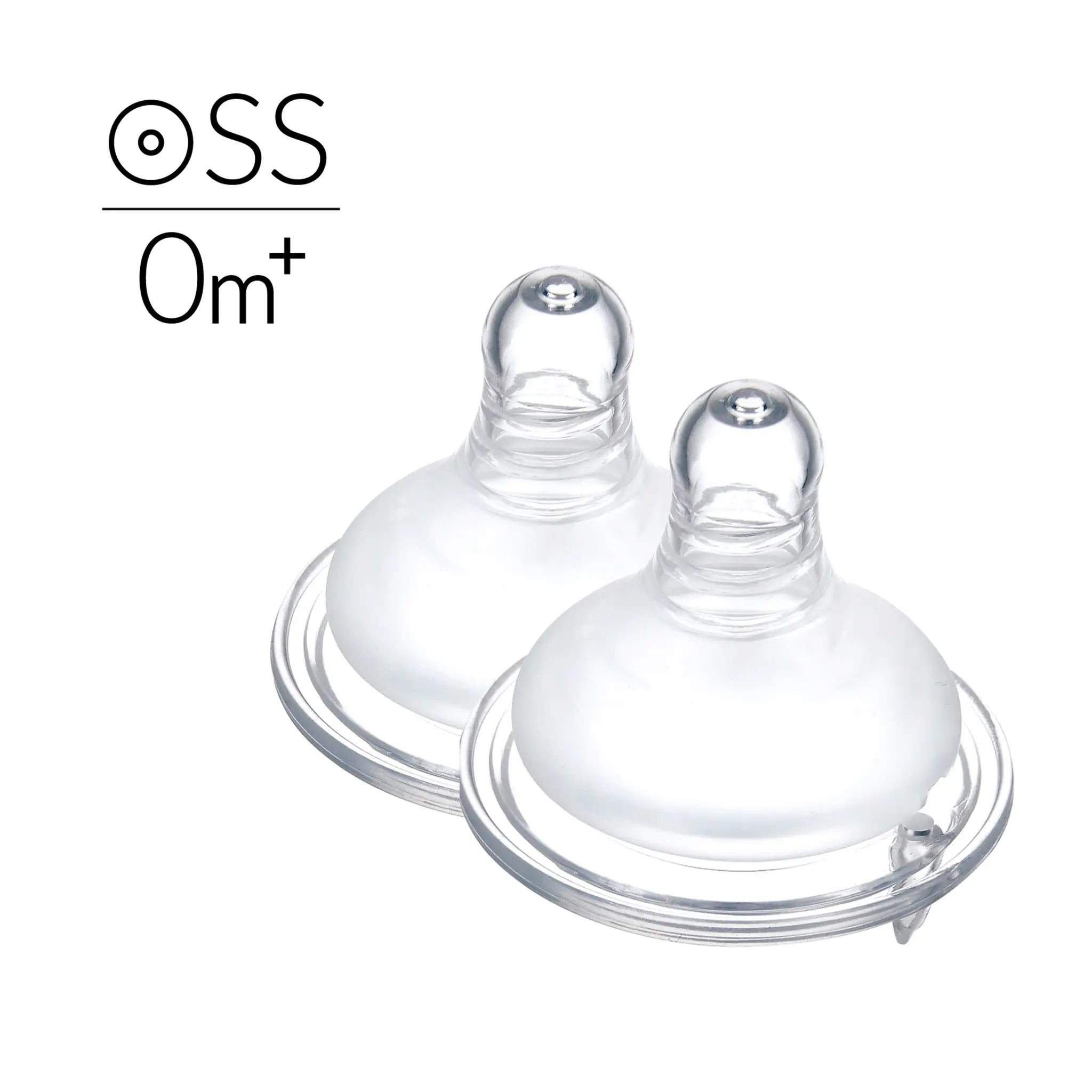 Simba | Allongé Silky Soft Teat– Anti-Colic, Wide Neck, Round Hole【 SS-Size, Newborn, 2-Teat】/ Pack Simba