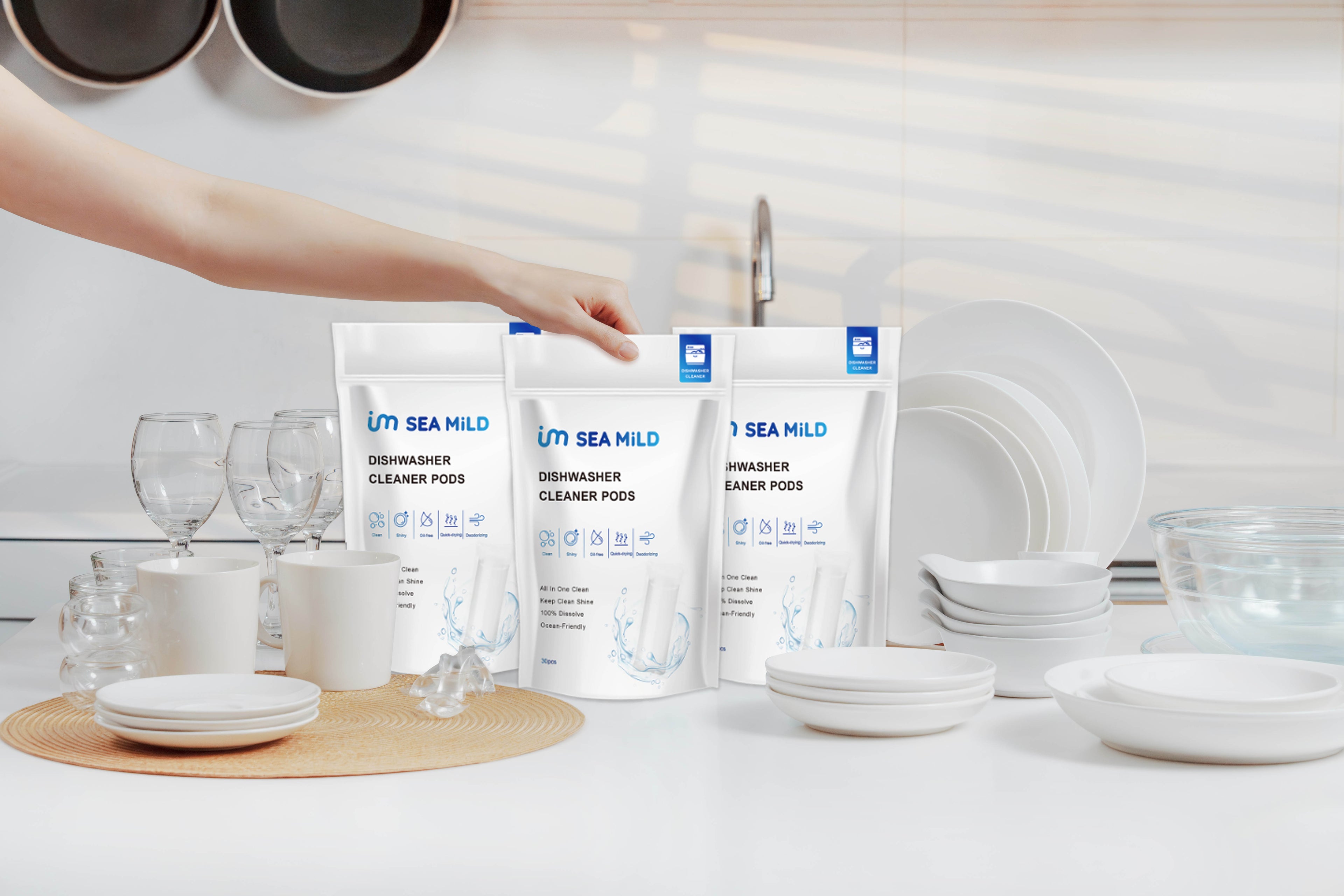 Sea Mild Multifunction Dishwasher Pods (3g x 30pc) /Pack