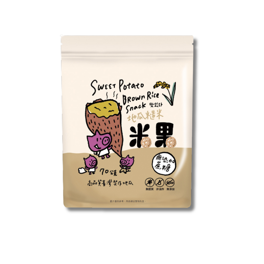 Brown Rice Snack – Sweet Potato Flavour (12M+) | 70g