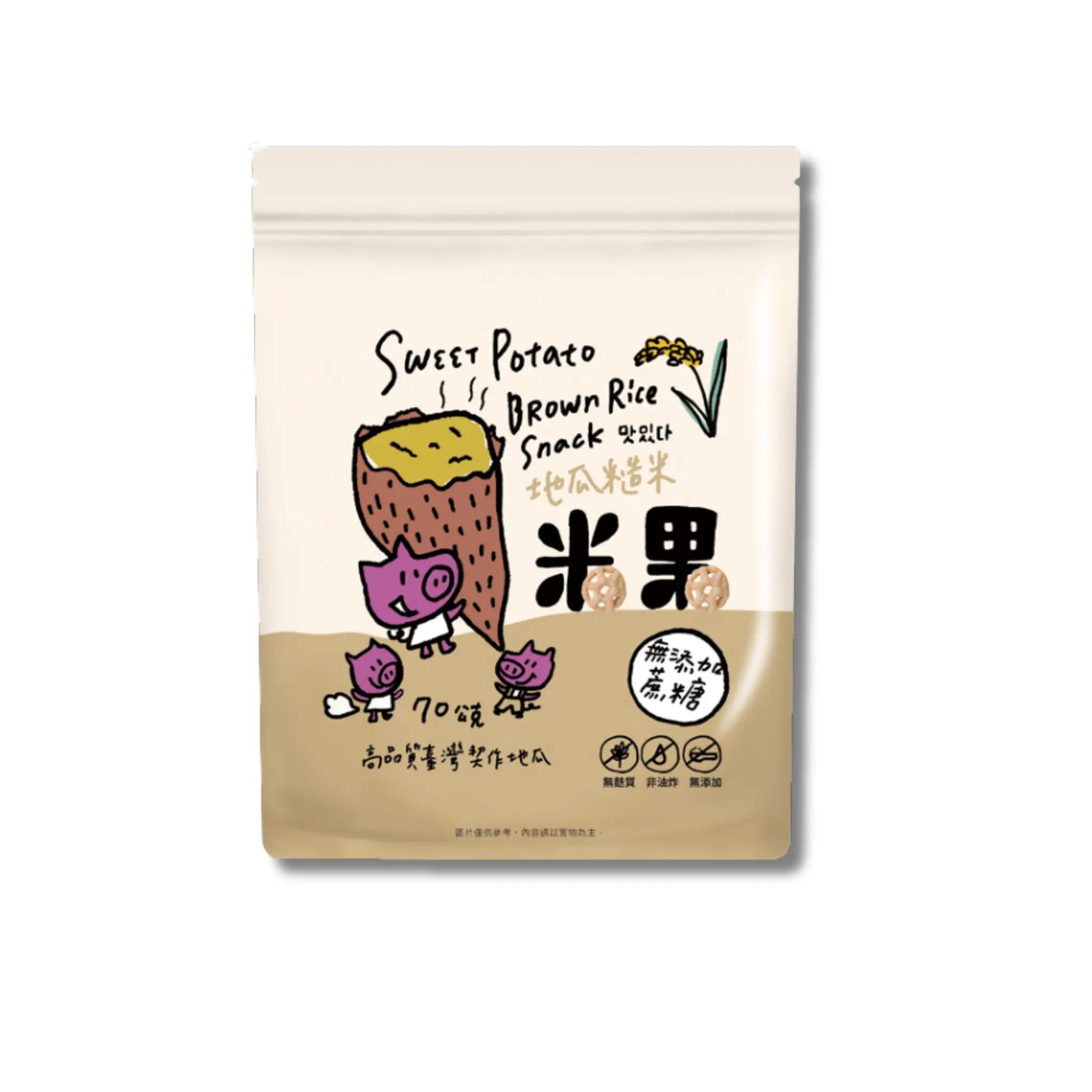Brown Rice Snack – Sweet Potato Flavour (12M+) | 70g Anini Baby Australia