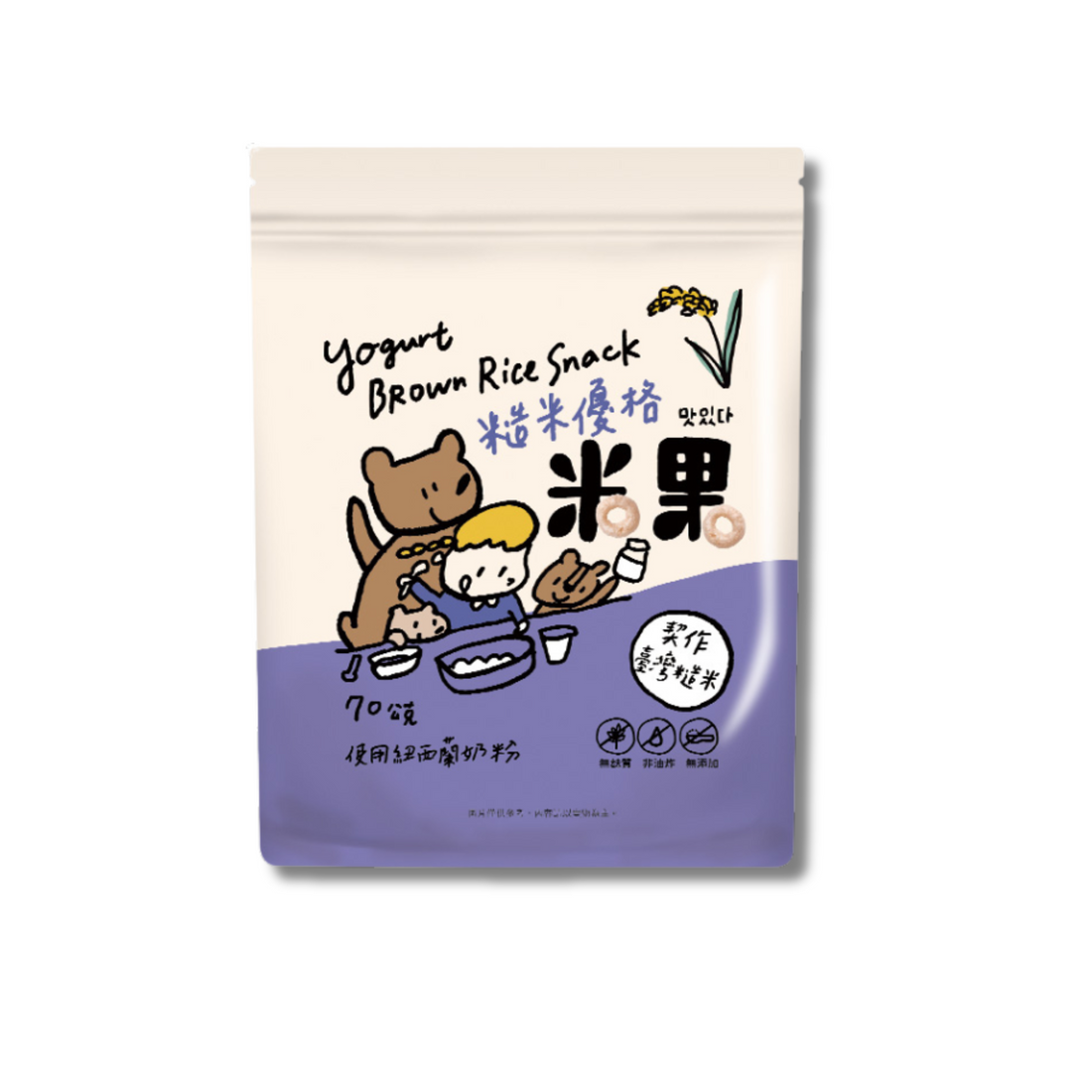 Brown Rice Snack – Yogurt Flavour (12M+) | 70g