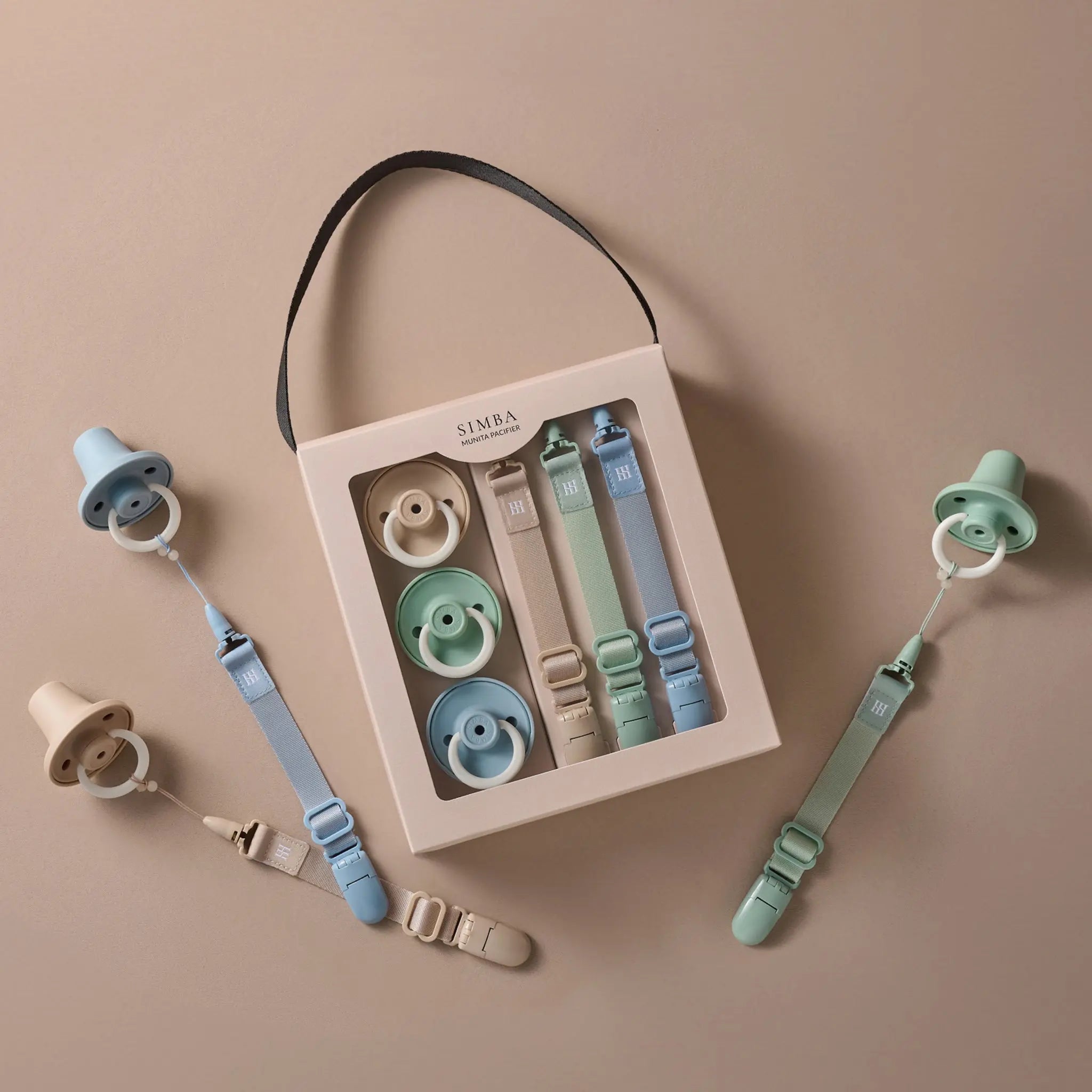 Simba | Twisty Round Pacifier Magic Box (Glows in the Dark)【Aspen Breeze】– All Ages - Anini Baby Australia