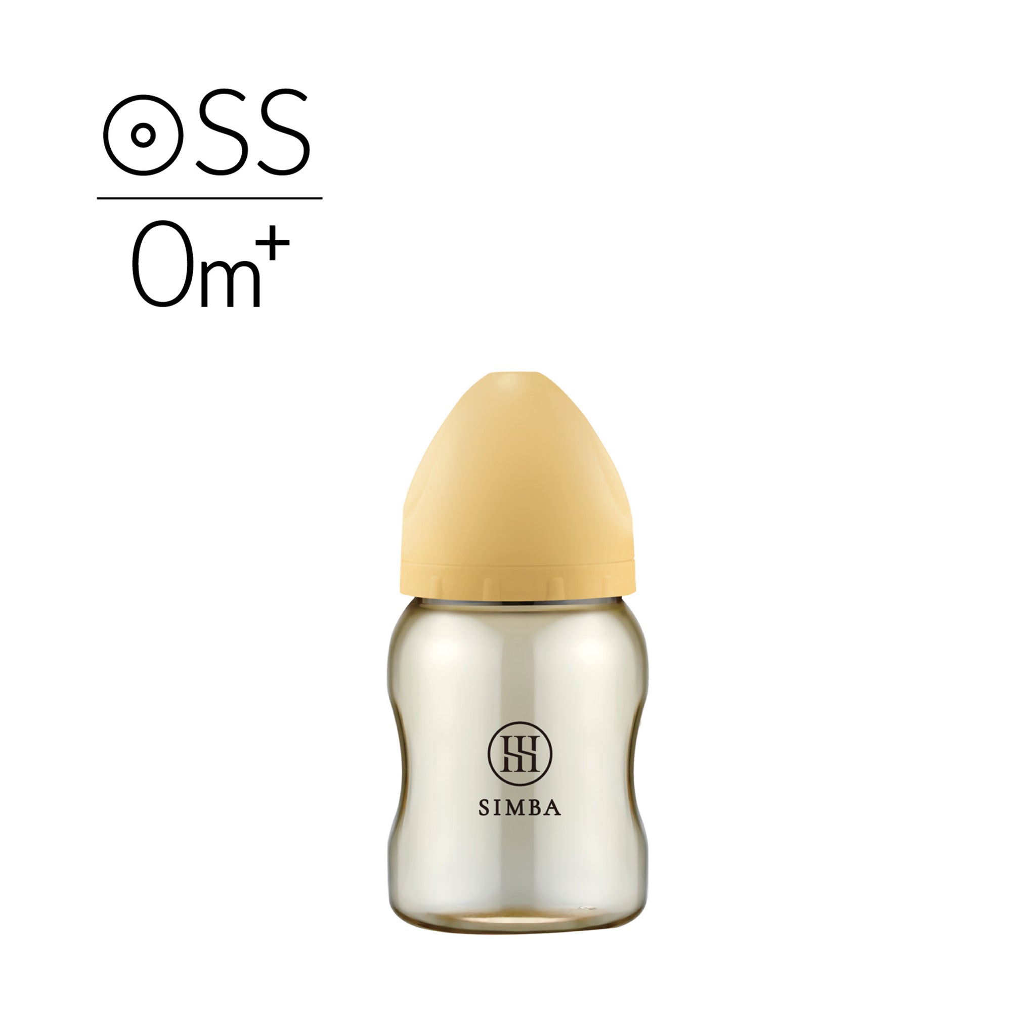 小獅王辛巴 蘊蜜鉑金 PPSU 寬口防脹氣奶瓶 200ml 【0-3 個月|S/SS 圓孔奶嘴】