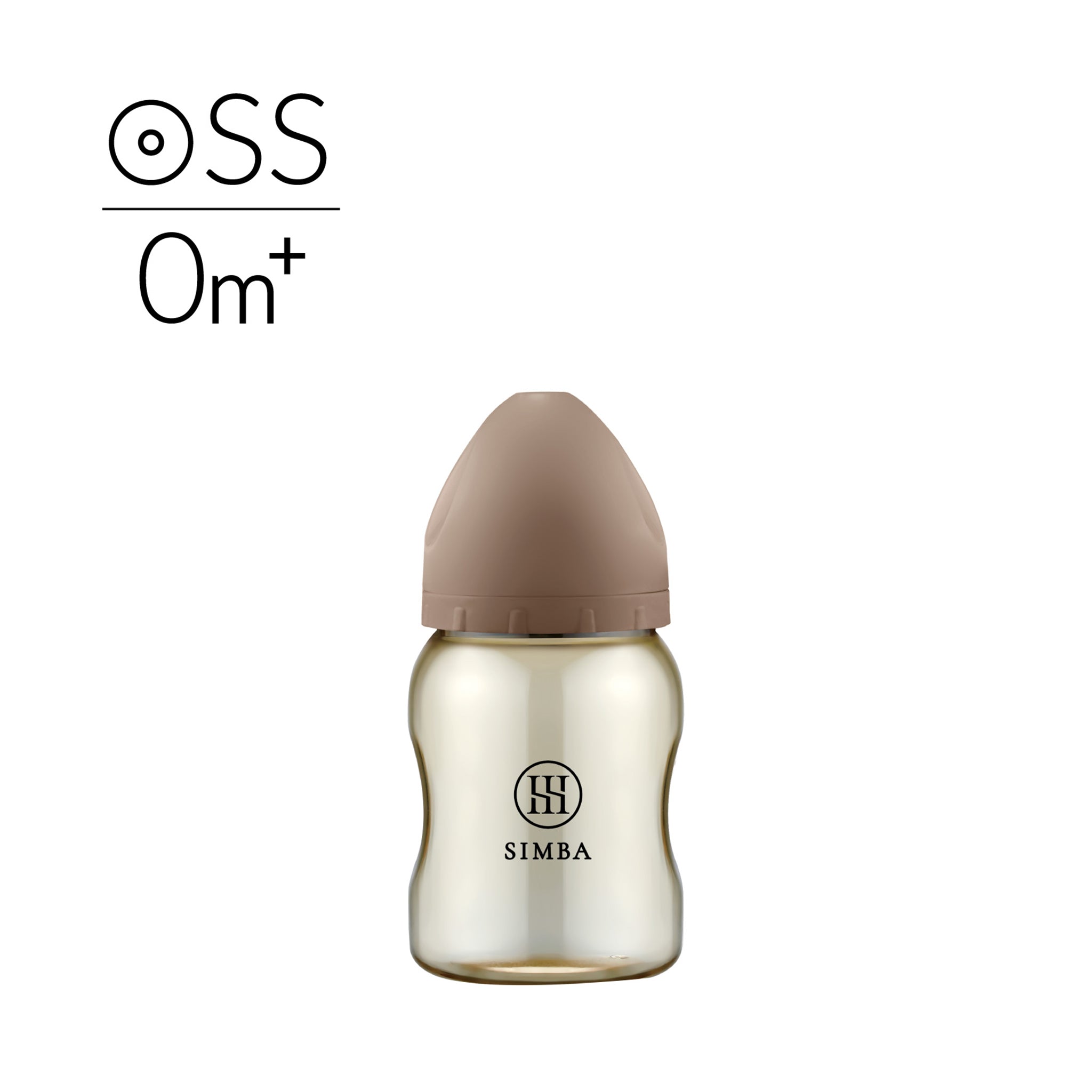 小獅王辛巴 蘊蜜鉑金 PPSU 寬口防脹氣奶瓶 200ml 【0-3 個月|S/SS 圓孔奶嘴】