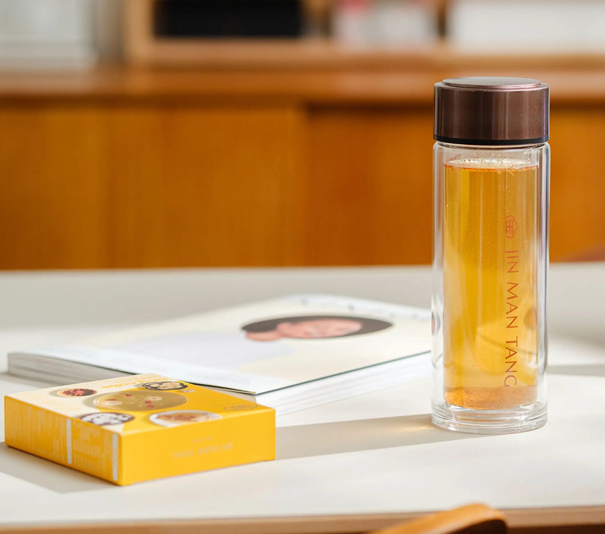 Jin Man Tang【Tiny.Cube】Rock Sugar Honey Chrysanthemum Tea (23g x 3) / pack Jing Man Tang