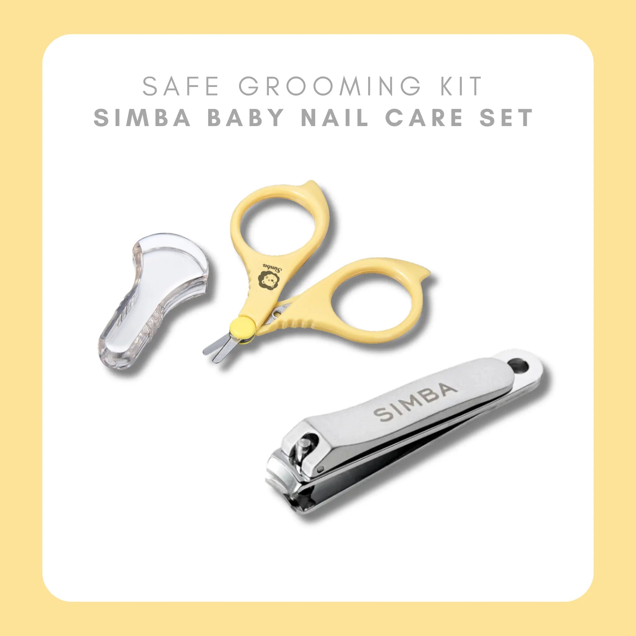 Simba Baby Nail Care Set | Safe Newborn Nail Scissors & Clipper - Anini Baby Australia
