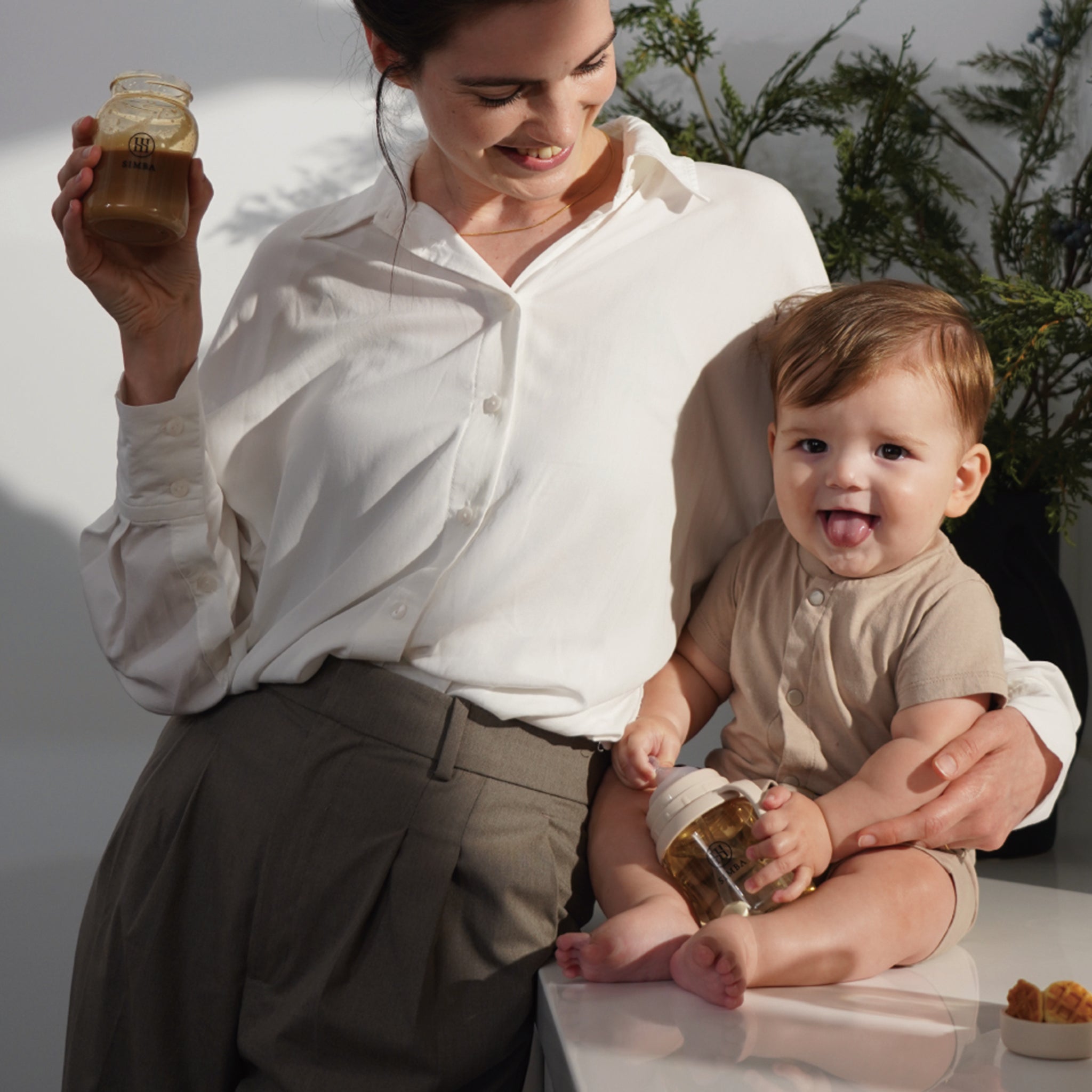 【NEW ARRIVALS】Simba | Allongé PPSU Wide Neck Anti-Colic Feeding Bottle 200ml -【Soleil】Newborn (Round Hole SS)