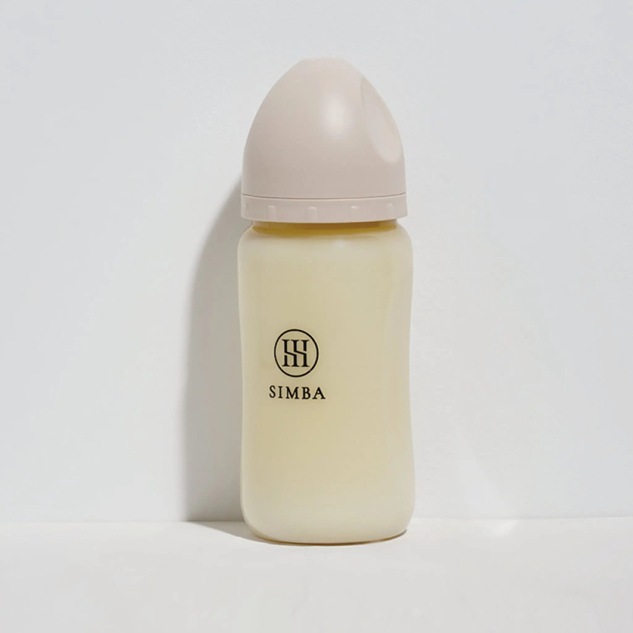 Simba | Allongé PPSU Wide Neck Anti-Colic Feeding Bottle 270ml -Nook【Beige】All Ages (Cross Hole M) Simba