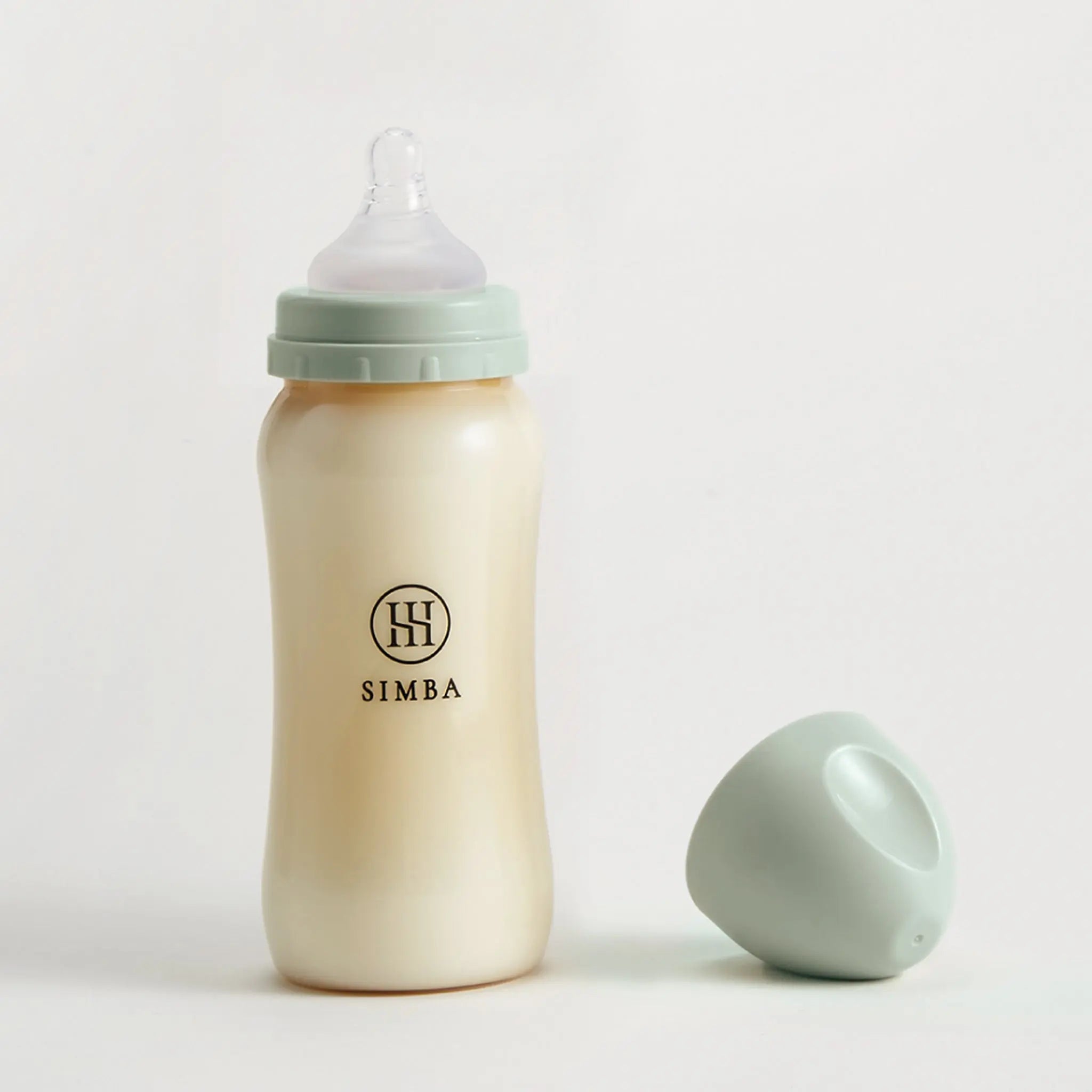 Simba | Allongé PPSU Wide Neck Anti-Colic Feeding Bottle 270ml -Succa【Green】All Ages (Cross Hole M) Simba