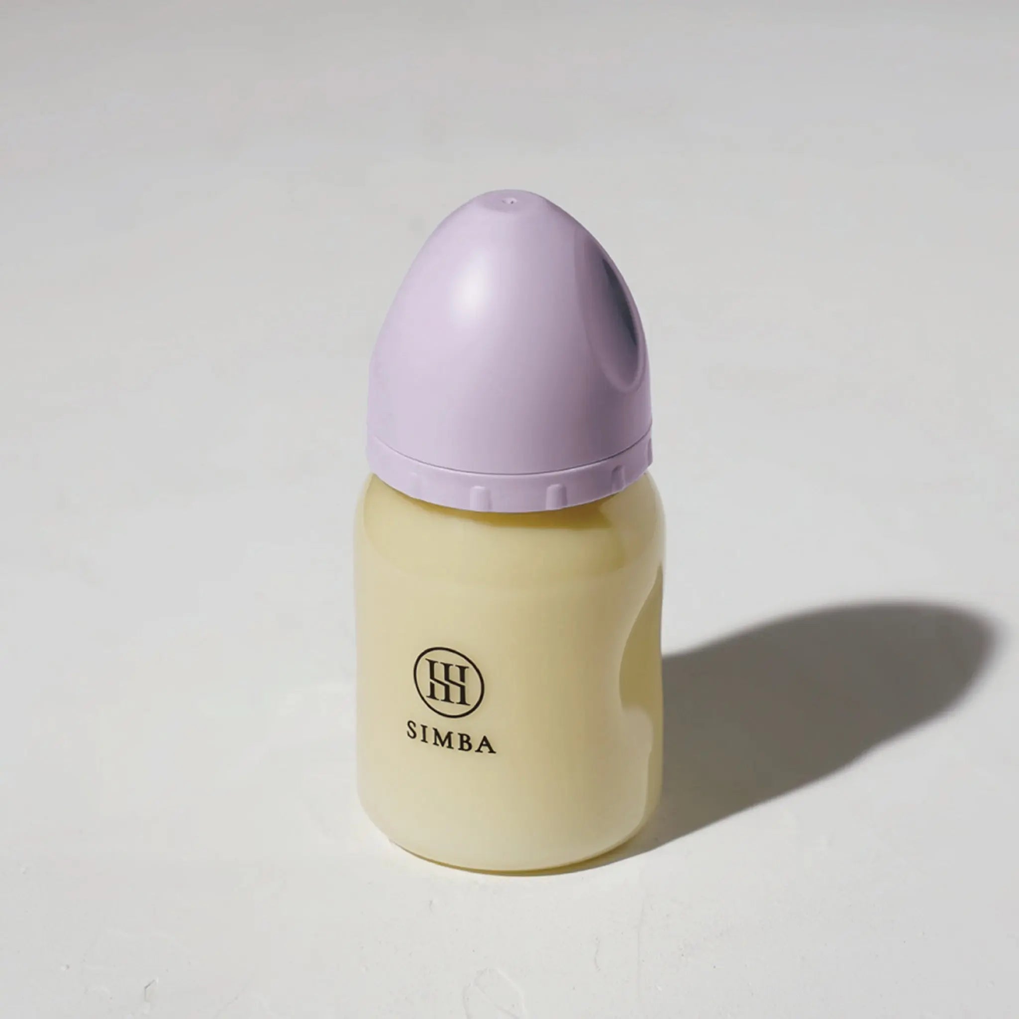 Simba | Allongé PPSU Wide Neck Anti-Colic Feeding Bottle 200ml -Beni Imo【Purple】Newborn (Round Hole S) Simba
