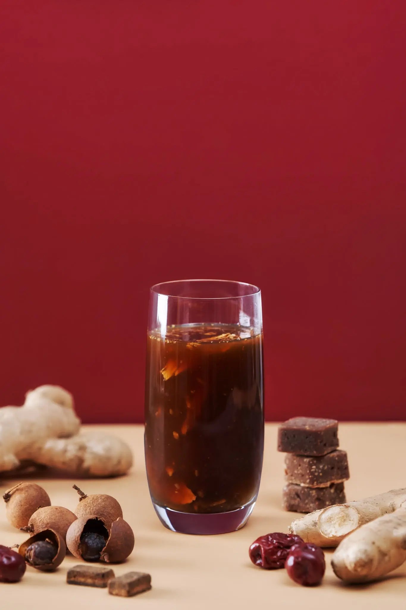 Jin Man Tang【Cute.Cube】Brown Sugar with Longan, Red Date & Goji Berry (20g x 10 Cubes) / pack Jing Man Tang