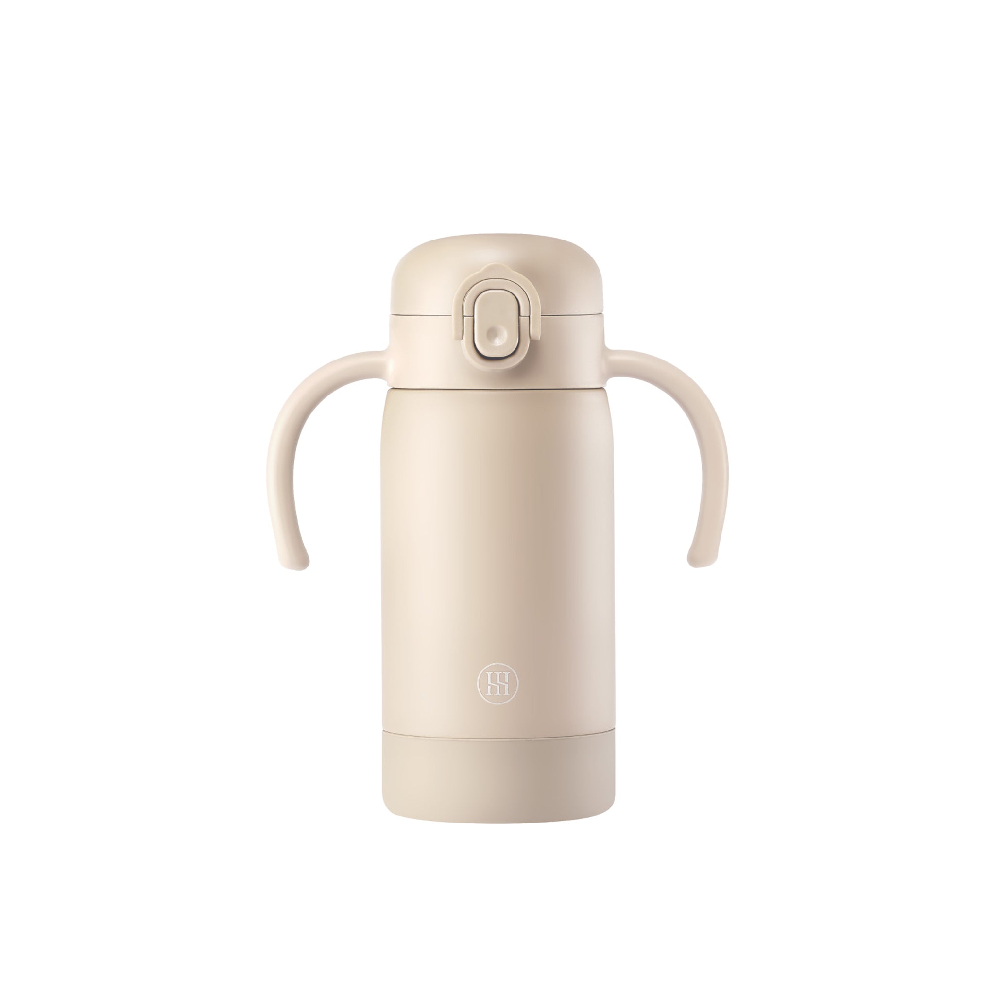 Simba | TEENYLITE Thermal Bottle with Handle & Anti-Splash Straw 330ml -Nook【Beige】