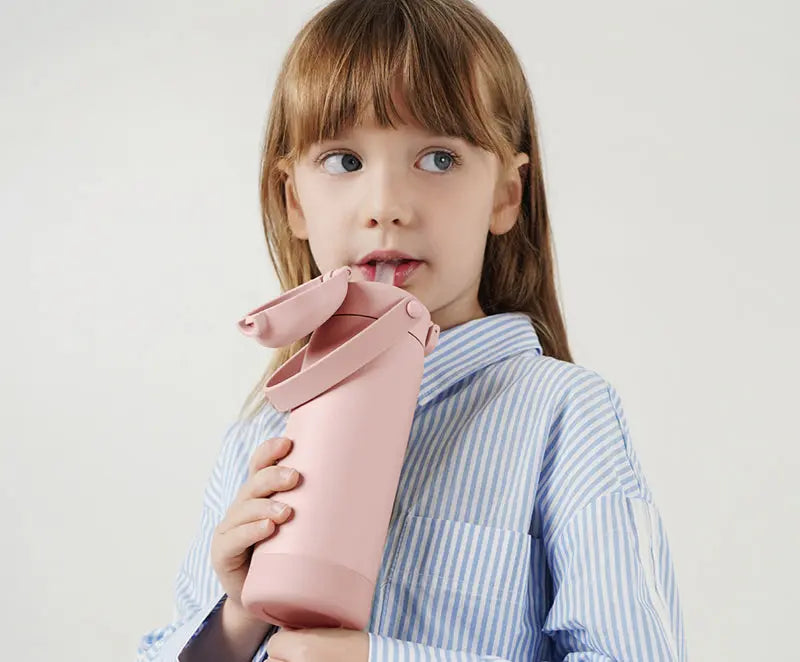 Simba | TEENYLITE Thermal Bottle with Straw 450ml -Blush【Pink】 Simba