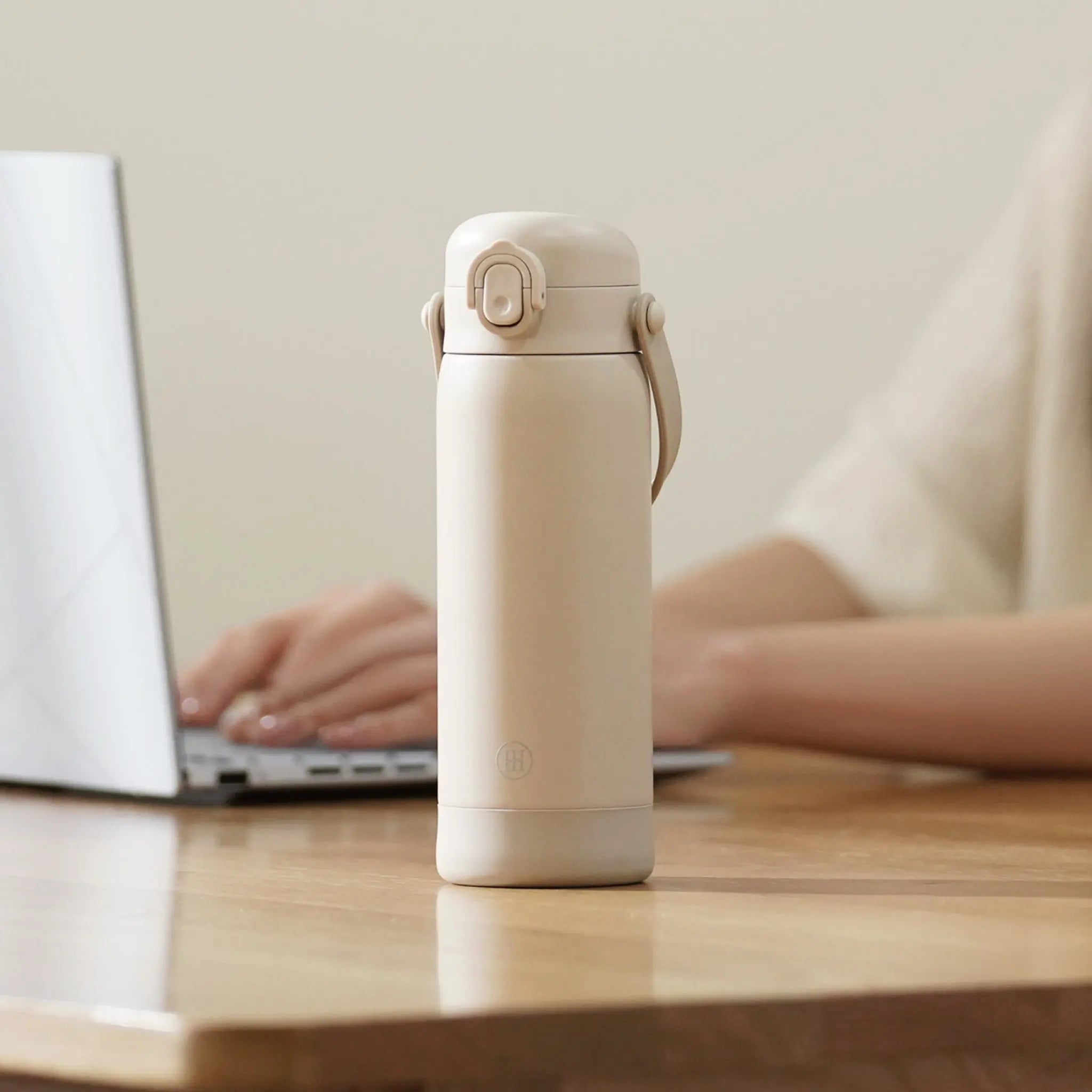 Simba | TEENYLITE Thermal Bottle with Straw 450ml -Beni Imo【Purple】 Simba