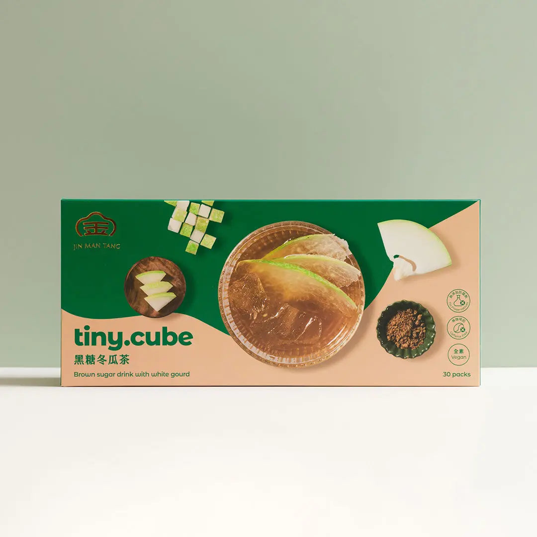 Jin Man Tang【Tiny.Cube】Brown Sugar Winter Melon Tea (23g x 30) / pack Jing Man Tang