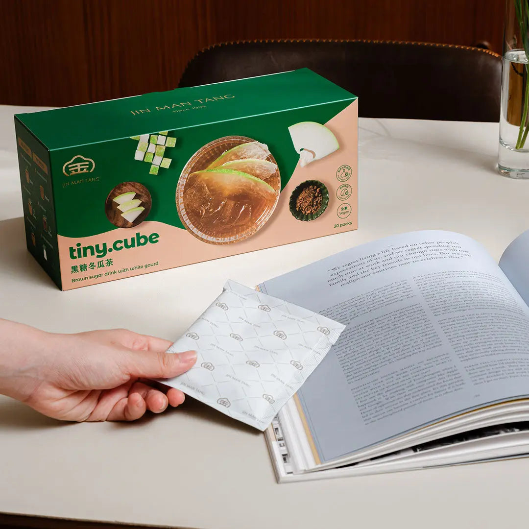 Jin Man Tang【Tiny.Cube】Brown Sugar Winter Melon Tea (23g x 30) / pack Jing Man Tang