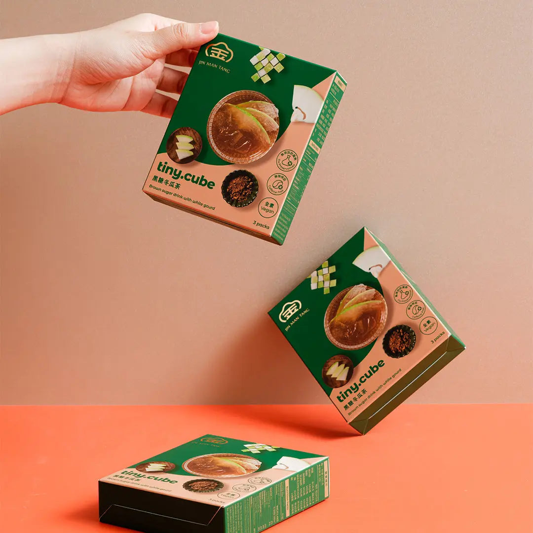 Jin Man Tang【Tiny.Cube】Brown Sugar Winter Melon Tea (23g x 3) / pack Jing Man Tang