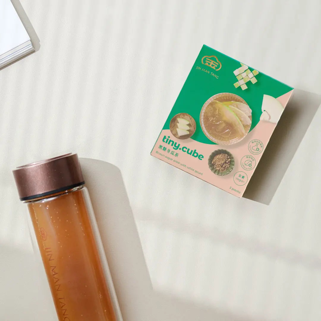 Jin Man Tang【Tiny.Cube】Brown Sugar Winter Melon Tea (23g x 3) / pack Jing Man Tang