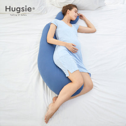 Hugsie Maternity Pillow 100% Cotton - Leaves