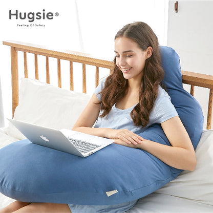 Hugsie Maternity Pillow 100% Cotton - Leaves