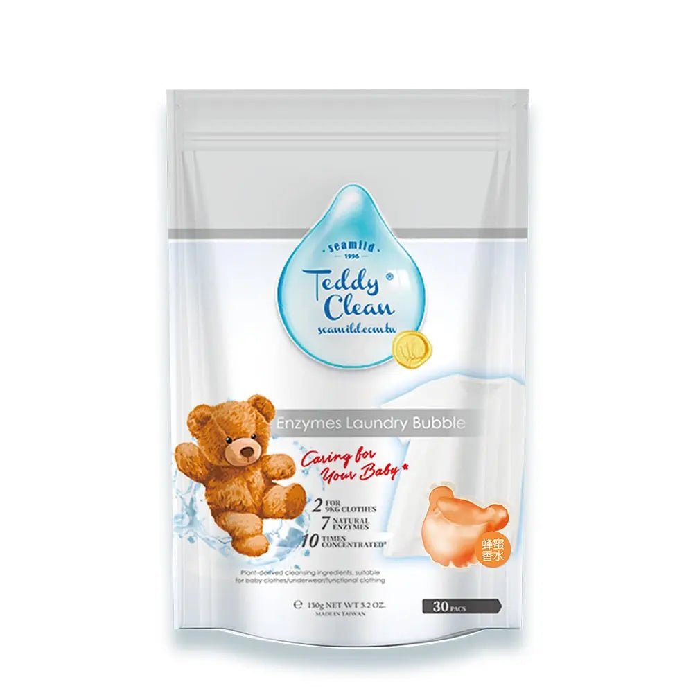 Sea Mild Teddy Clean Laundry Capsules【Honey Perfume】(5g x 30pc) /Pack Sea Mild