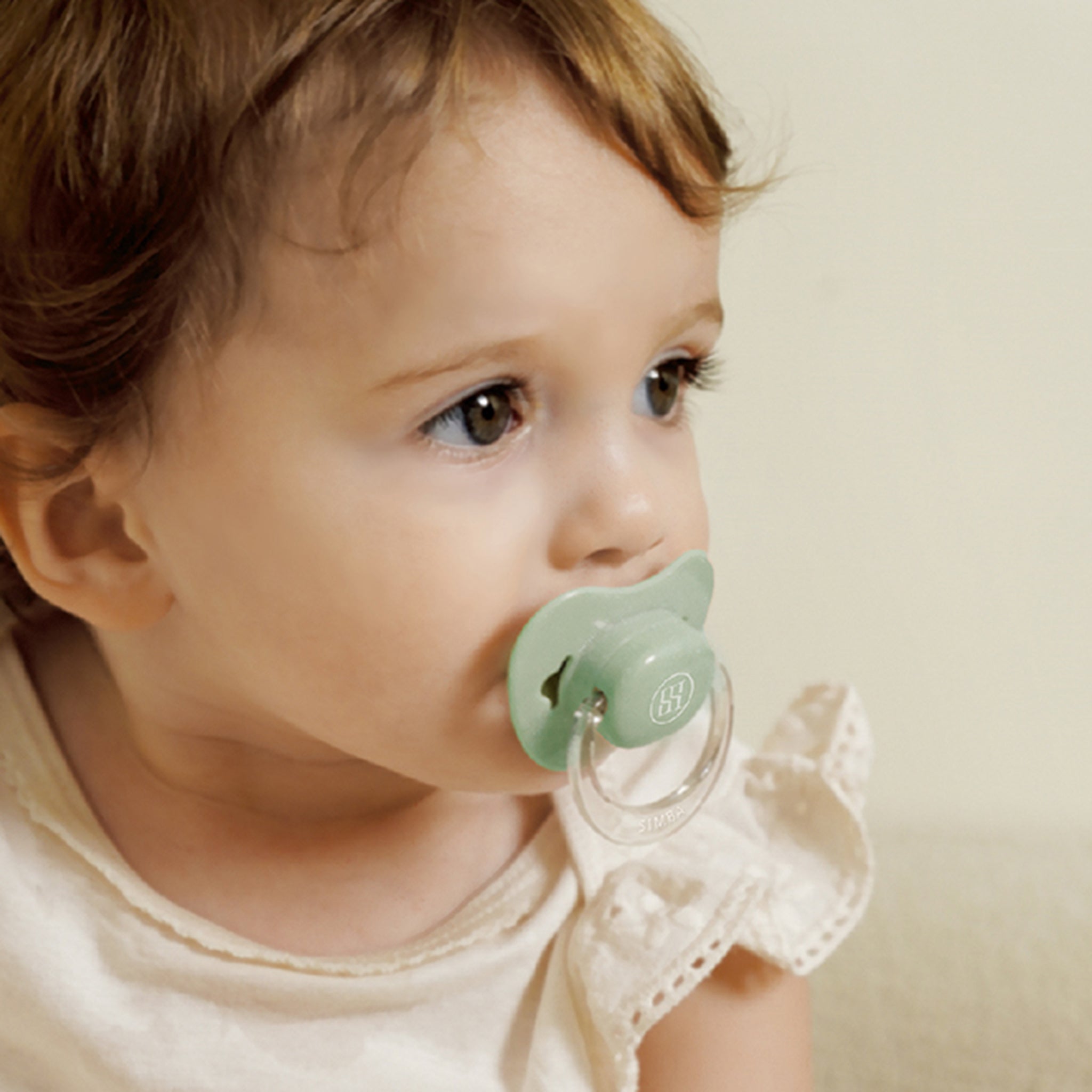 Simba | allongé Hush Ultra Soft Pacifier -Succa【Green】Newborn